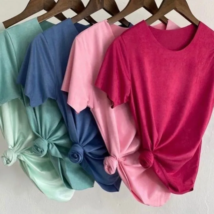 Blusa em suede Egligi