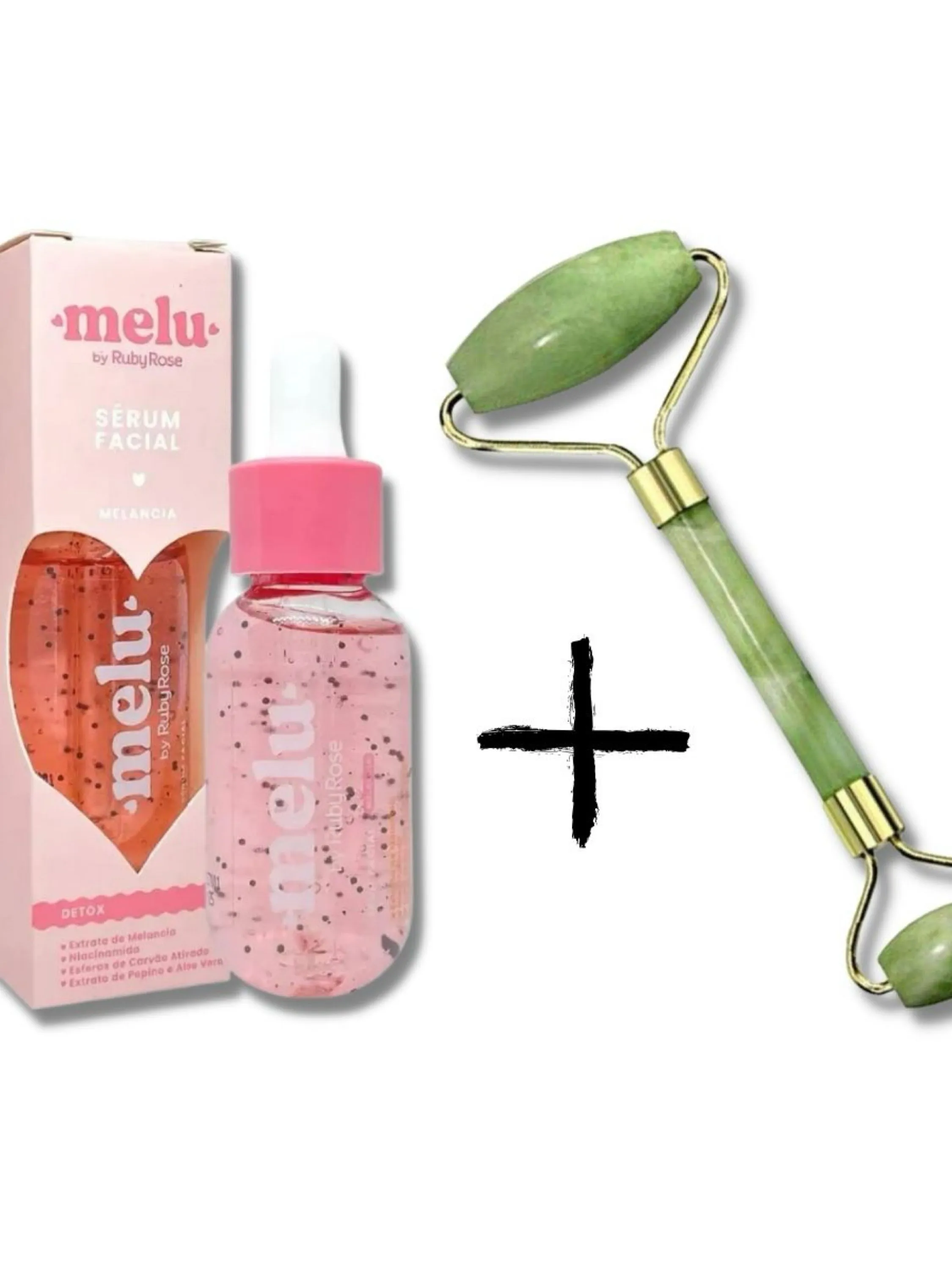 Serum Facial Melancia Melu By Ruby Rose E Pedra de Jade