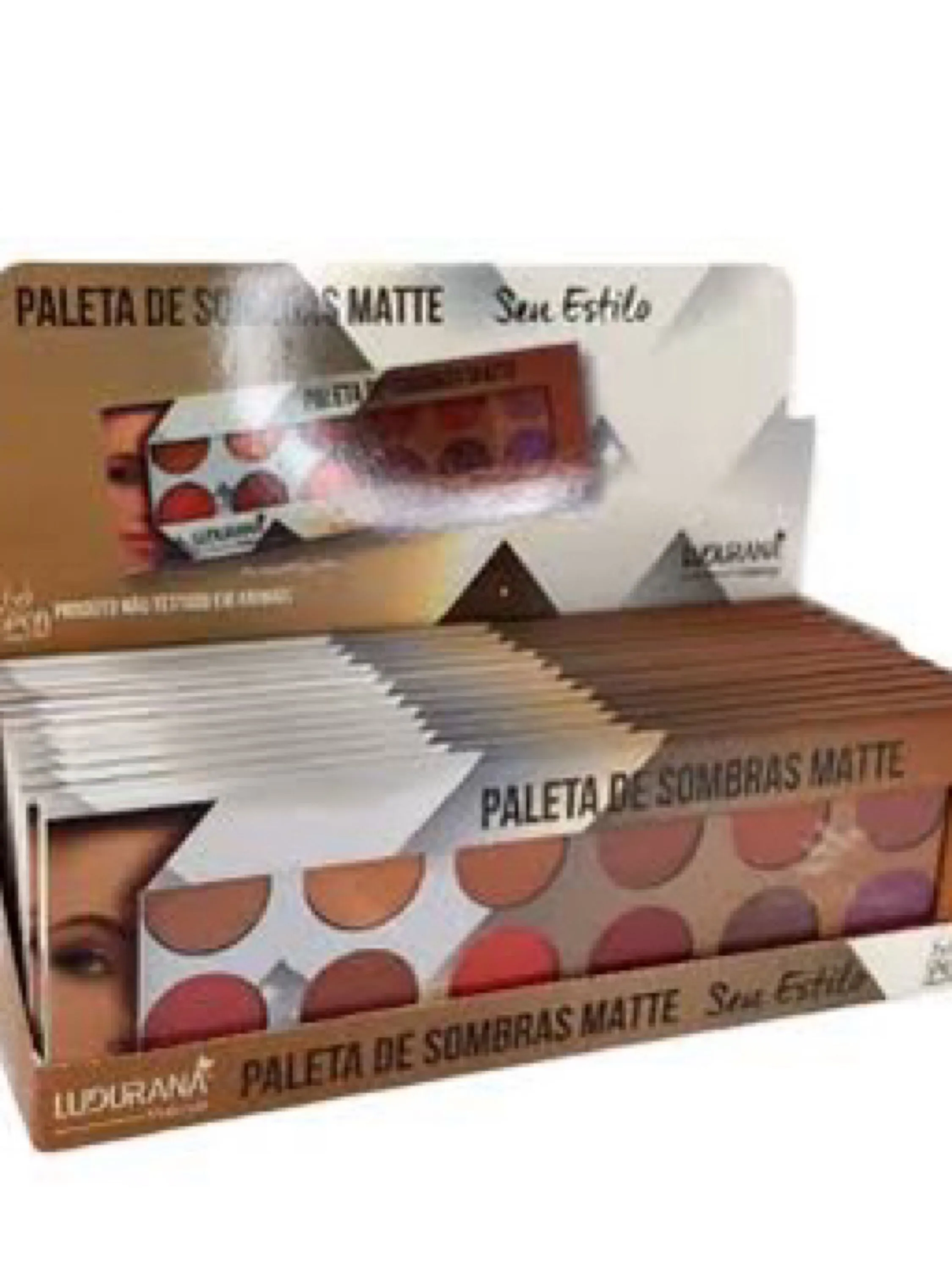 Paleta Sombras Matte Seu Estilo C\12 Un Atacado