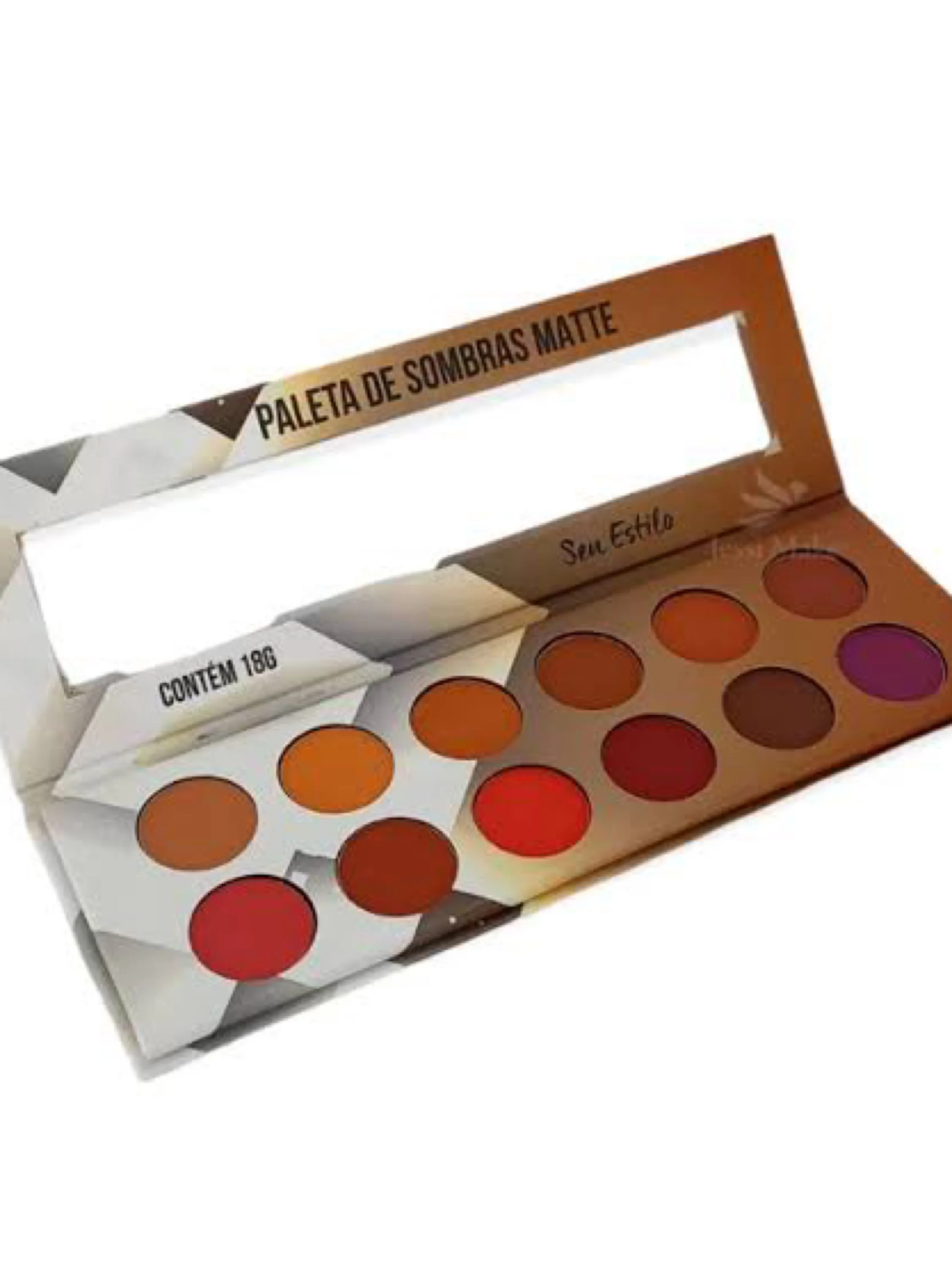 Paleta Sombras Matte Seu Estilo Ludurana