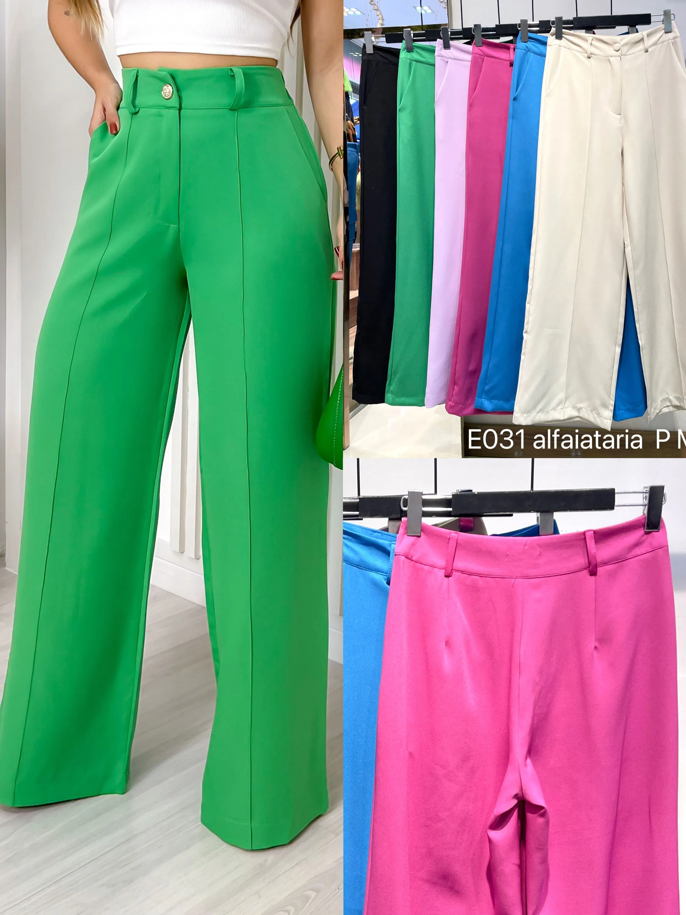 Calça pantalona E-031