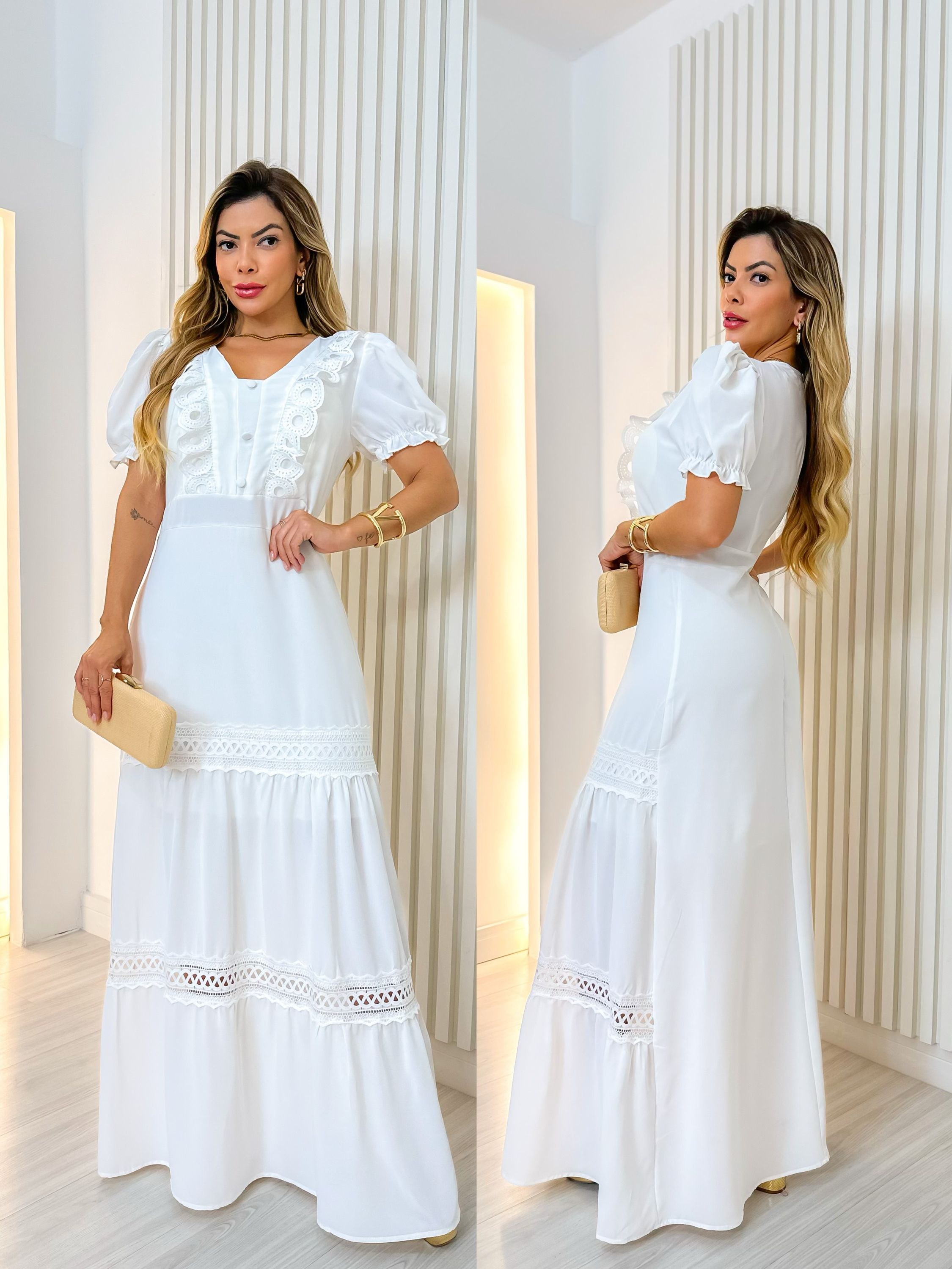 Vestido longo QT578 - Estar | ZAX