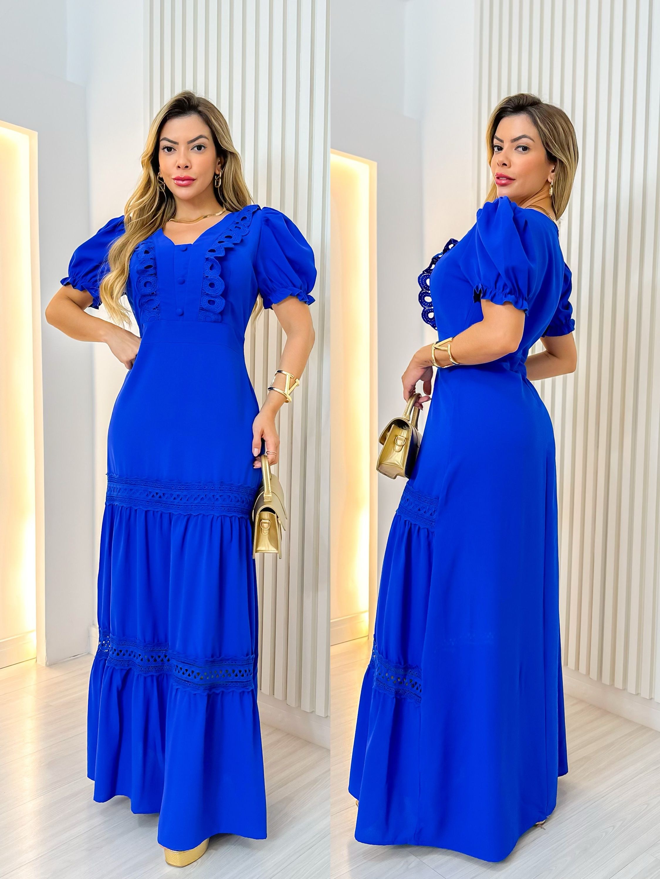 Vestido longo QT578 - Estar | ZAX