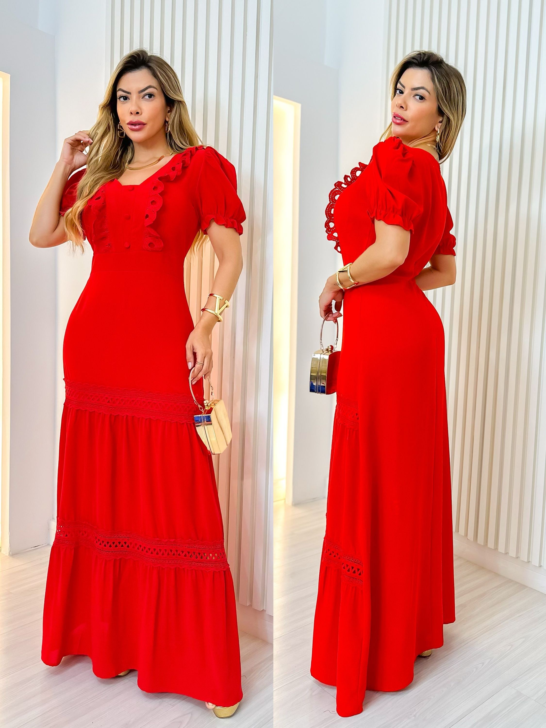 Vestido longo QT578 - Estar | ZAX