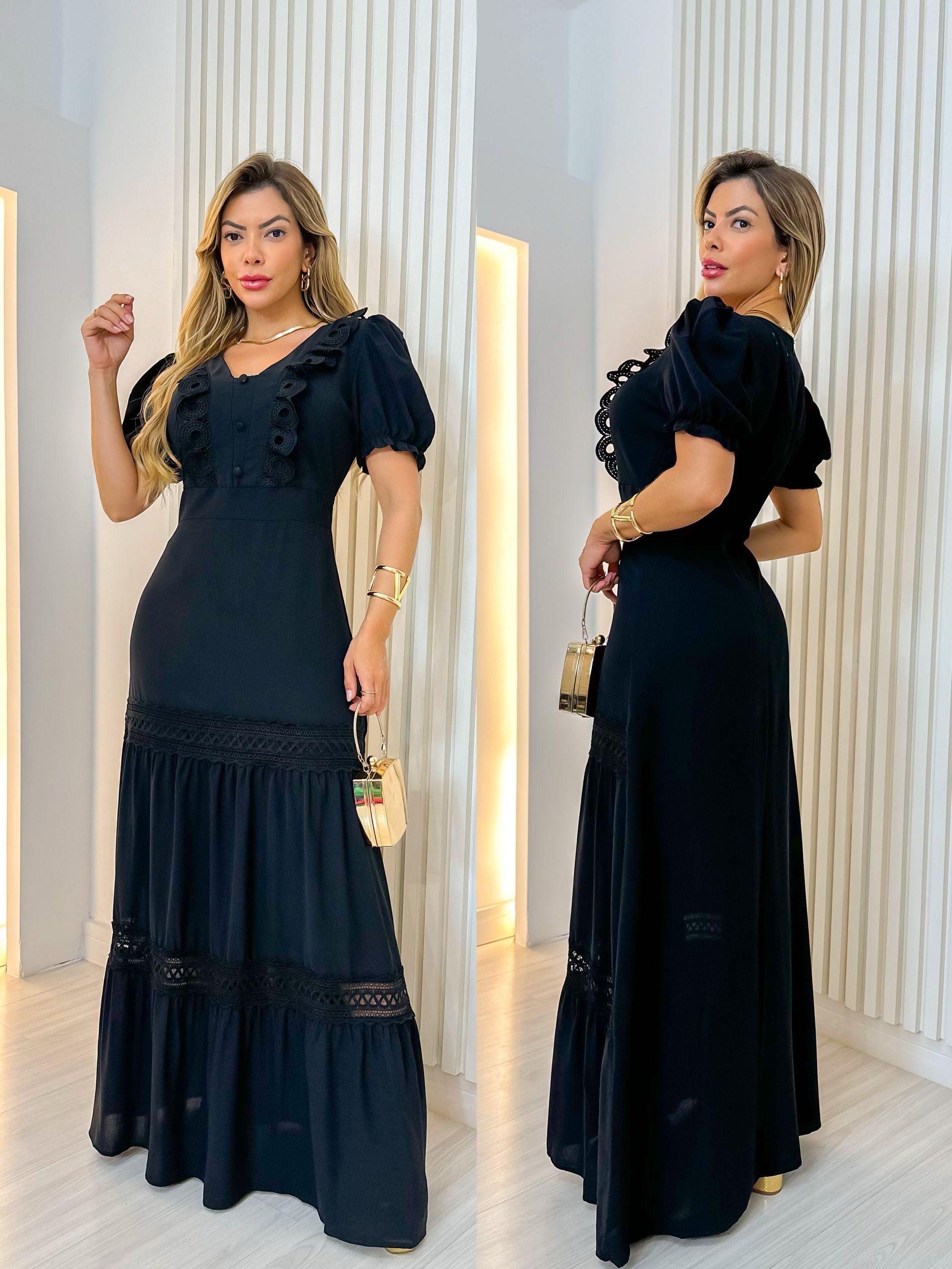 Vestido longo QT578 - Estar | ZAX