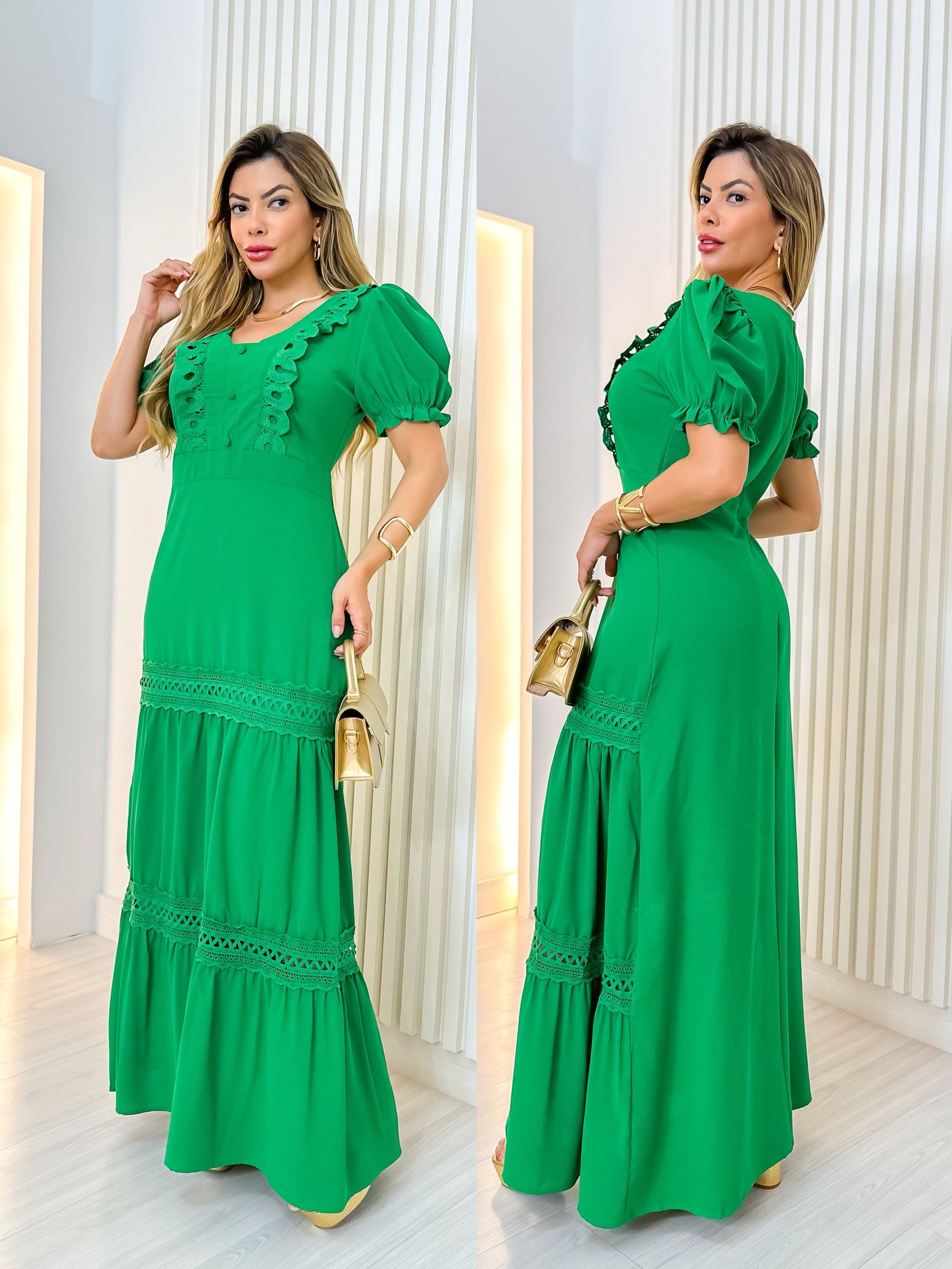 Vestido longo QT578 - Estar | ZAX