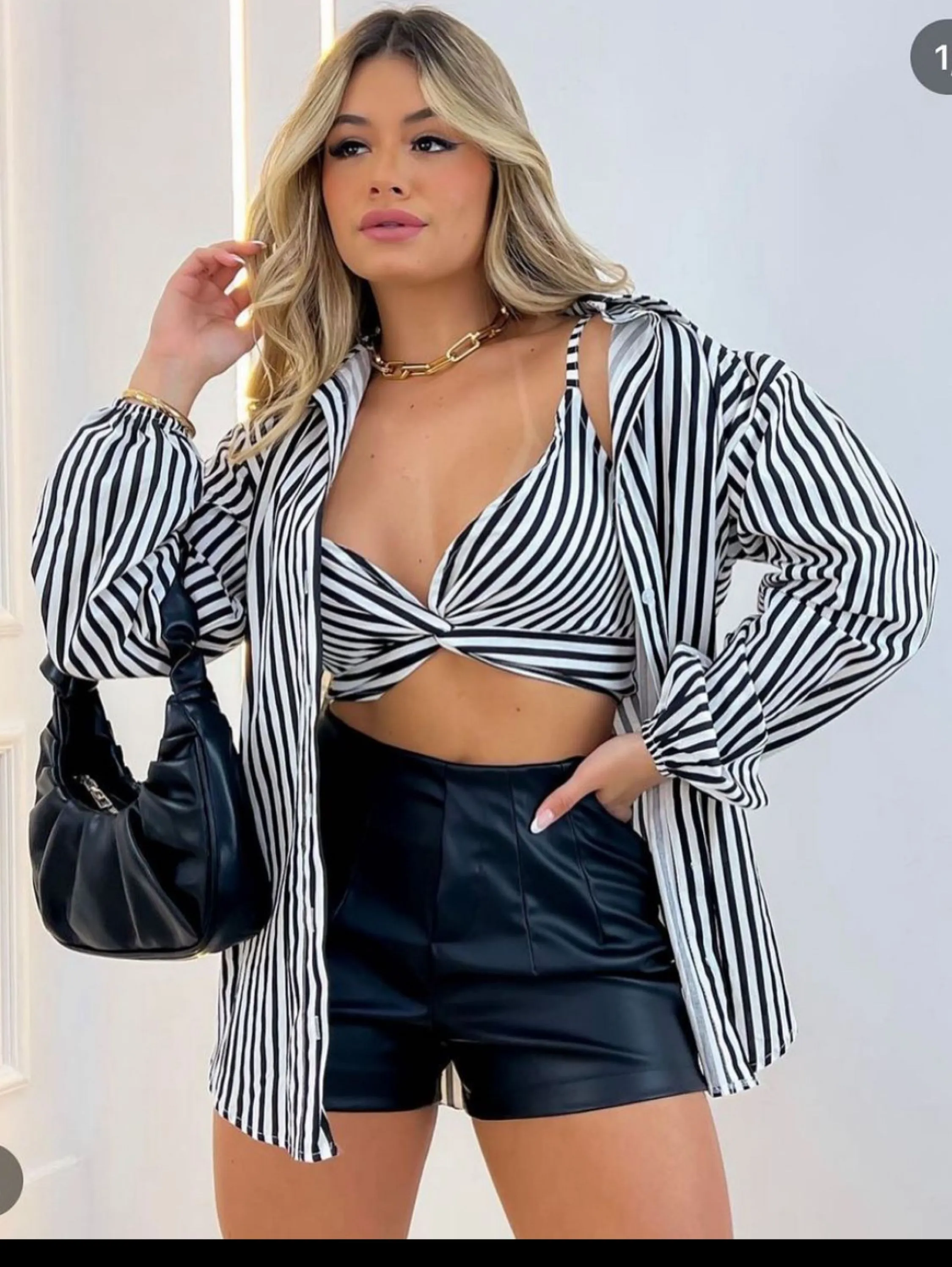 Camisa +cropped