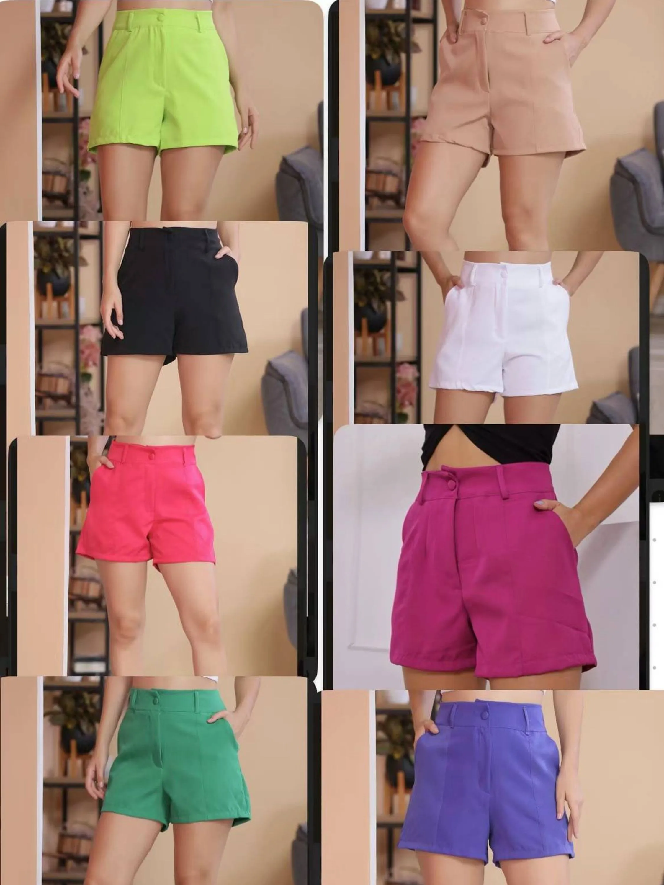 Shorts Alfaiataria