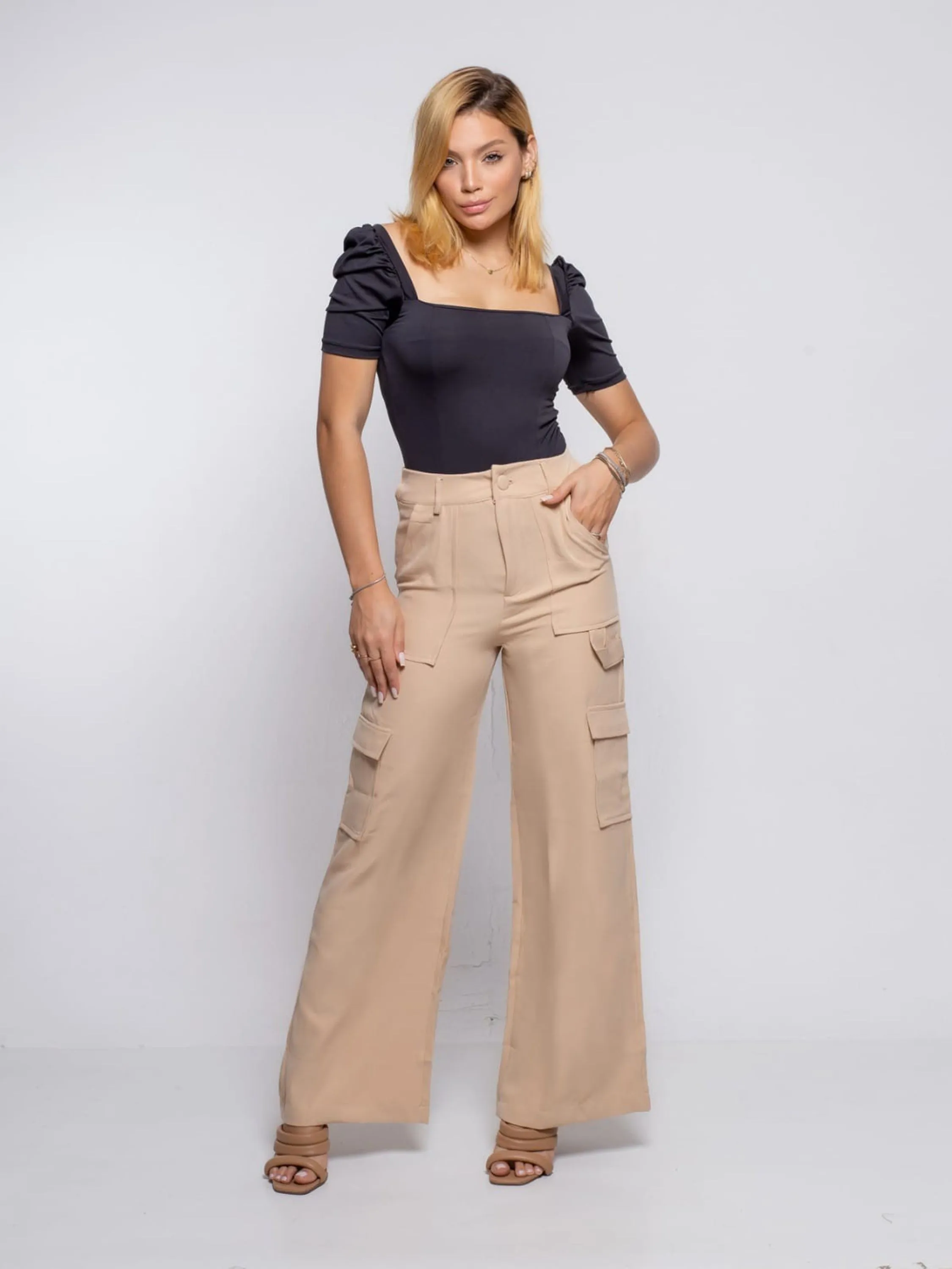 Calça cargo alfaiataria