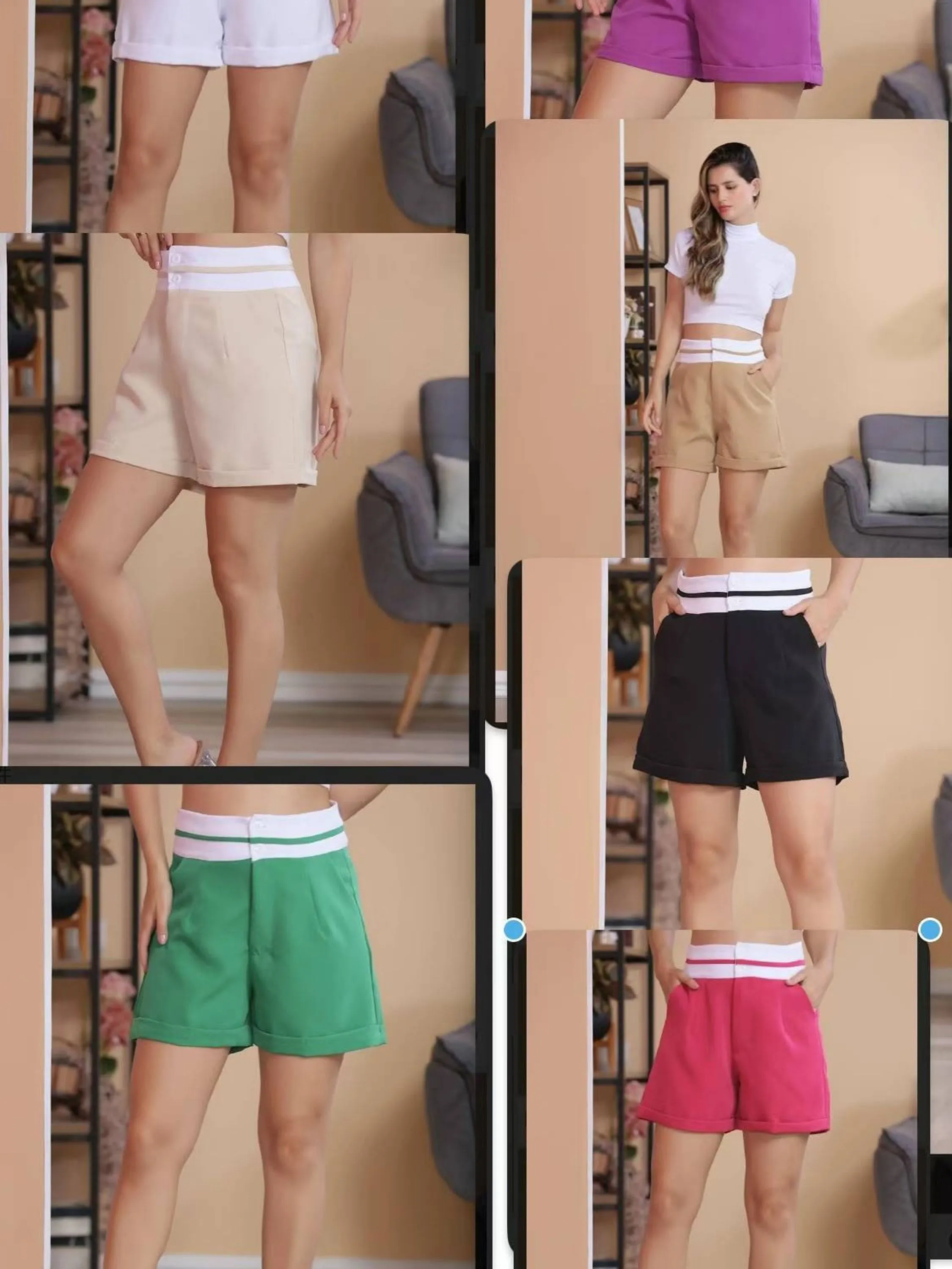 Shorts blogueira