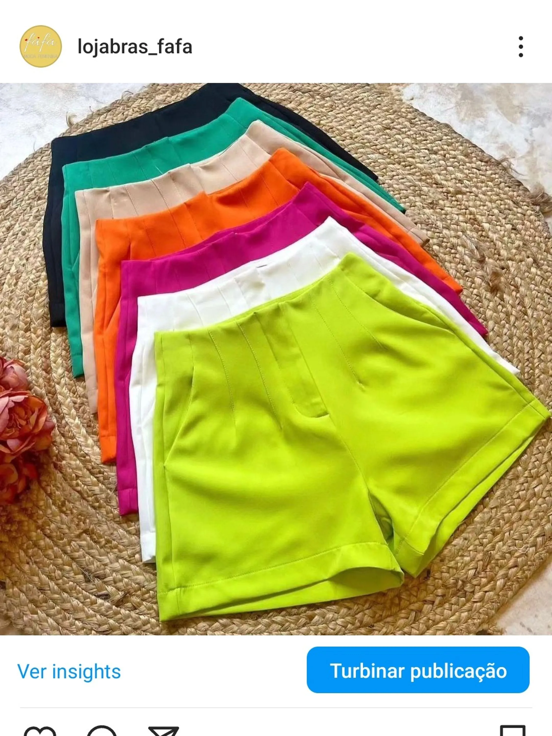 Shorts Zara Alfaiataria