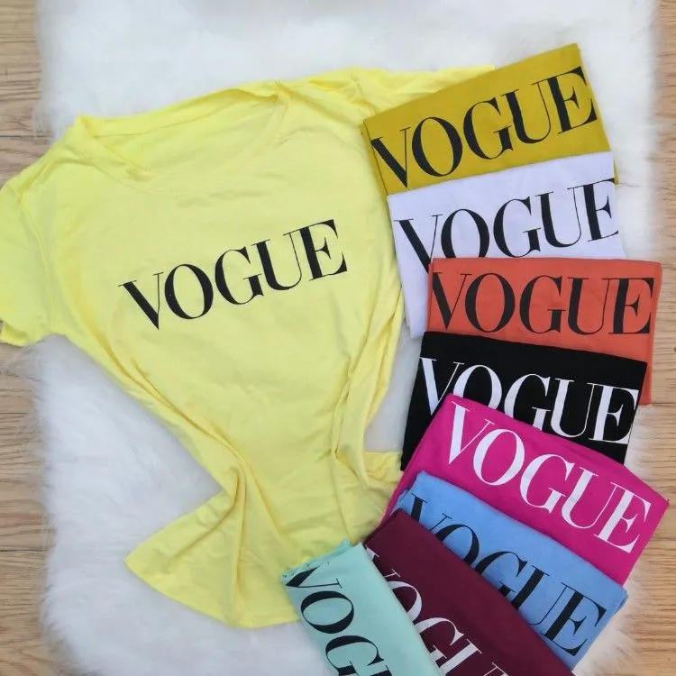 Tshirt estampa vogue