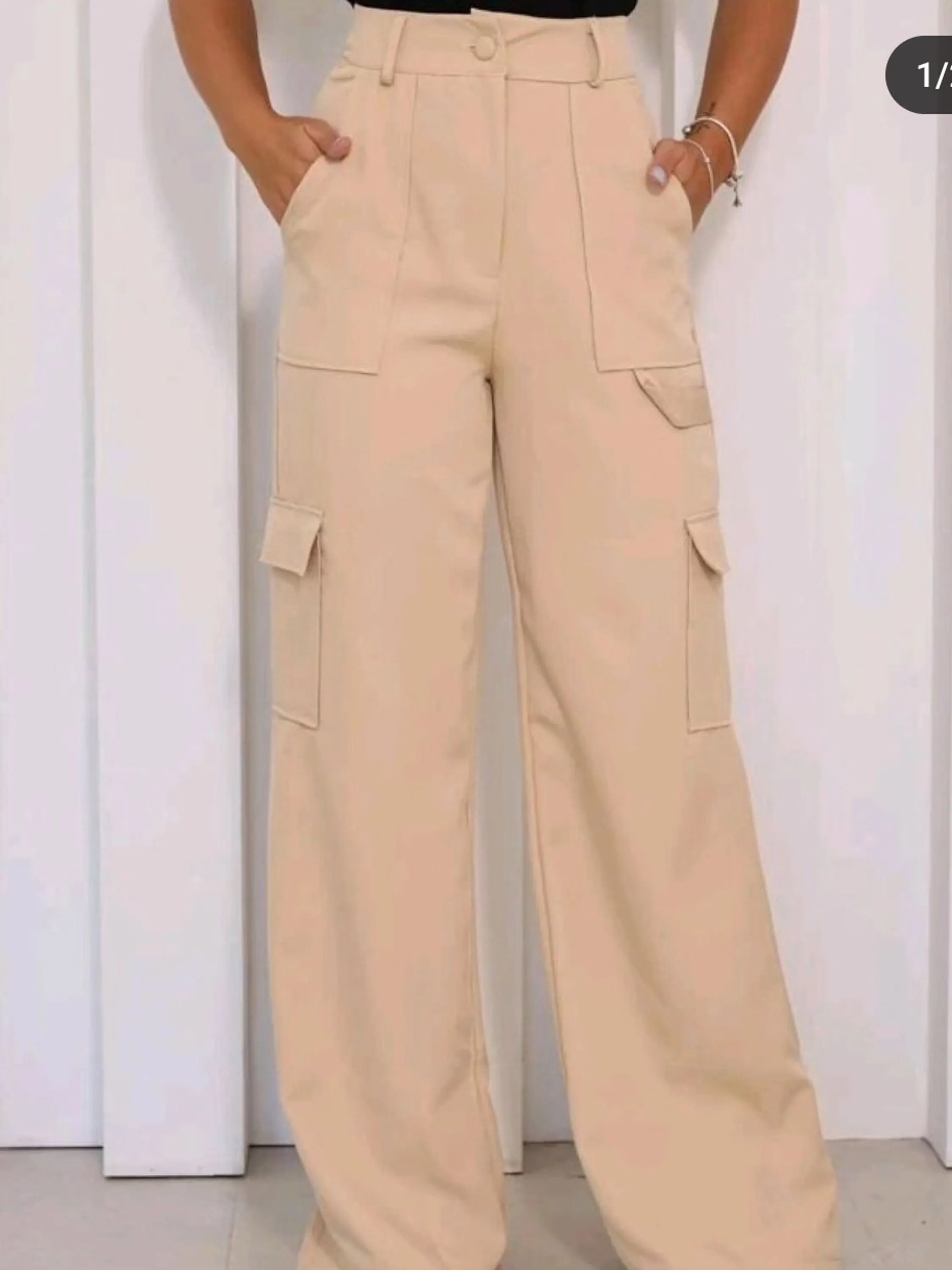 Calça Cargo Pantalona