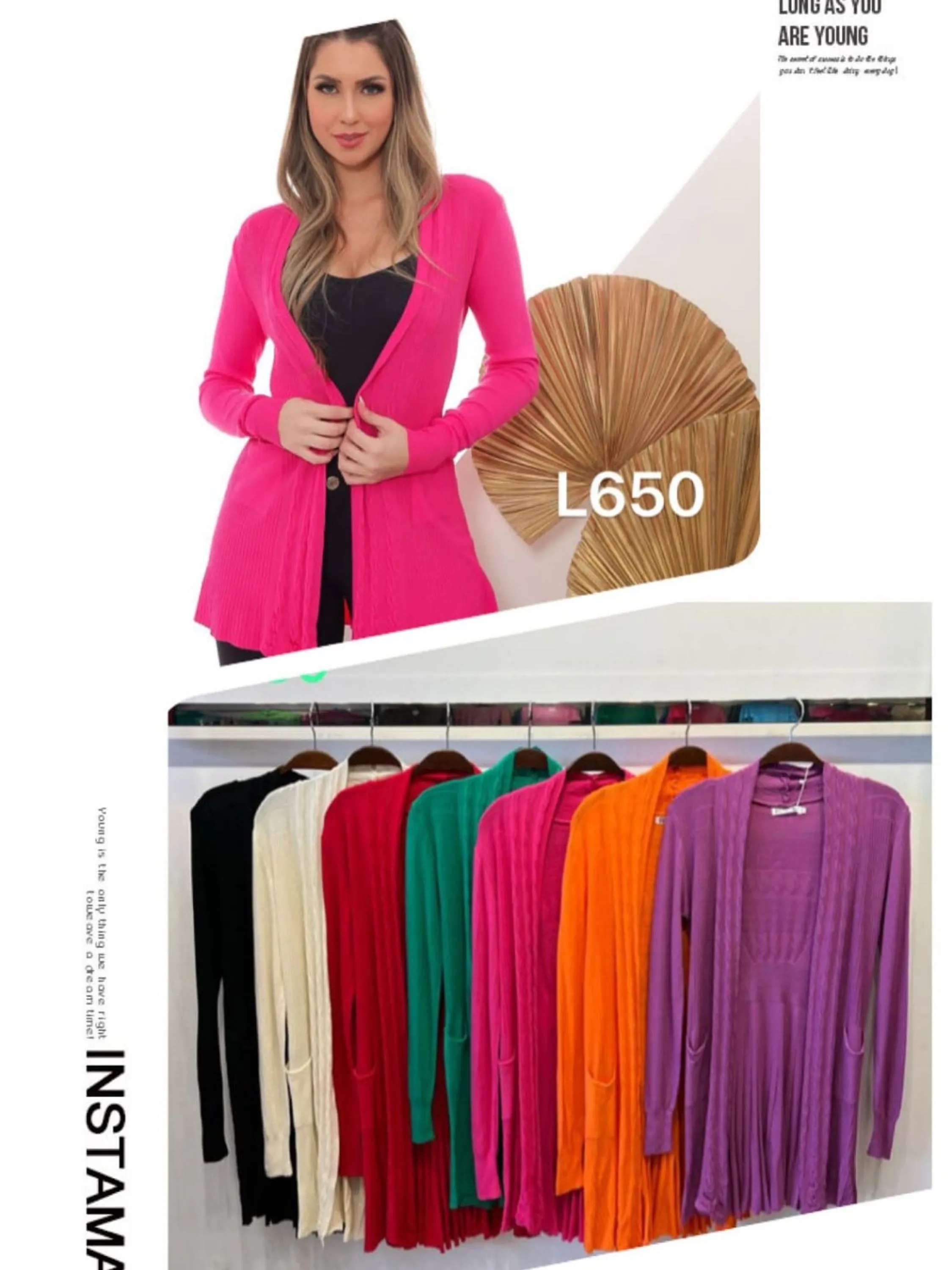 Cardigan importado L650