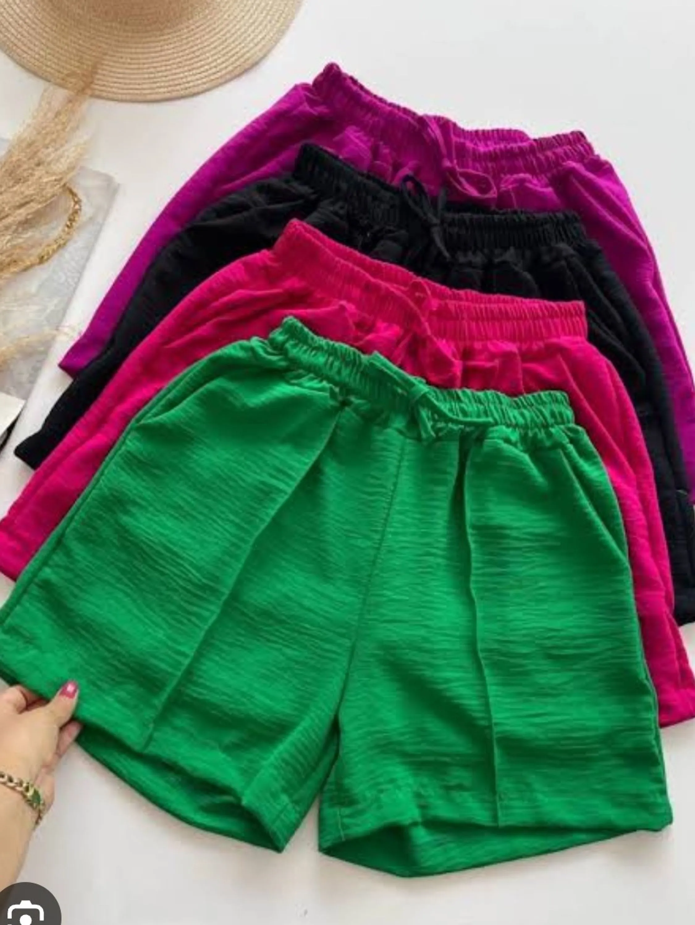 Reposição shorts duna listra plus size