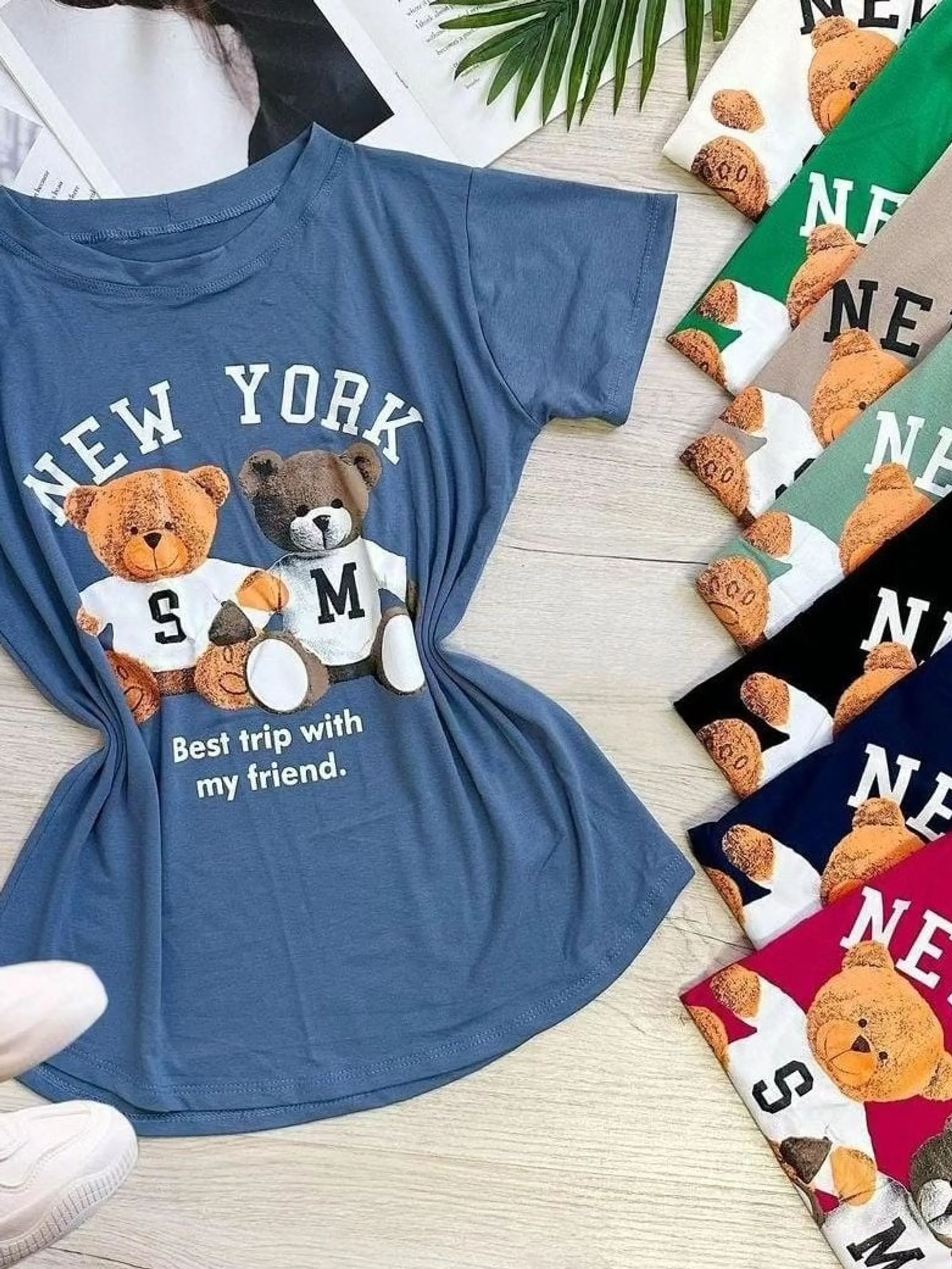 Tshirt urso new York