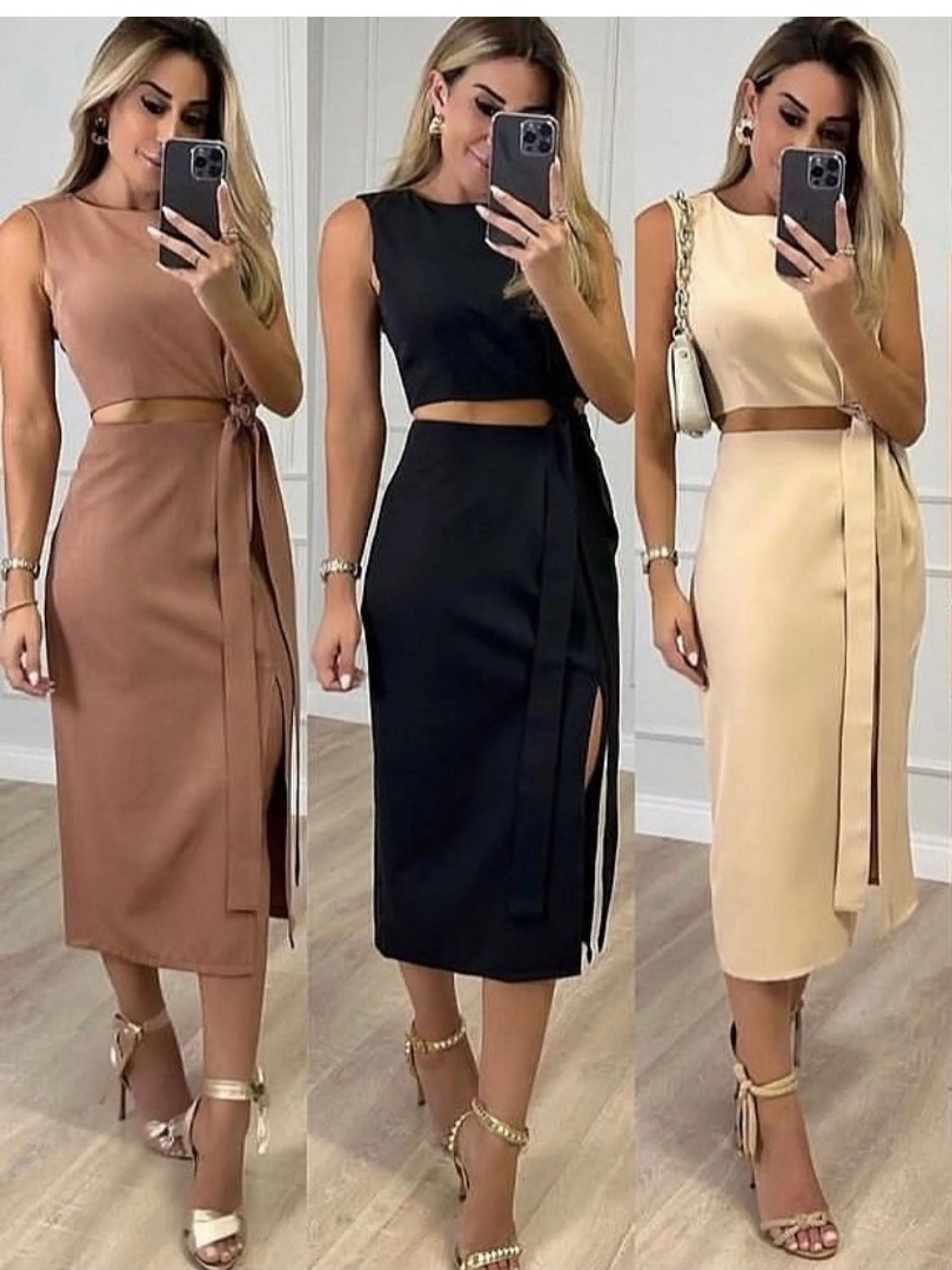 Vestido Midi Alfaiataria