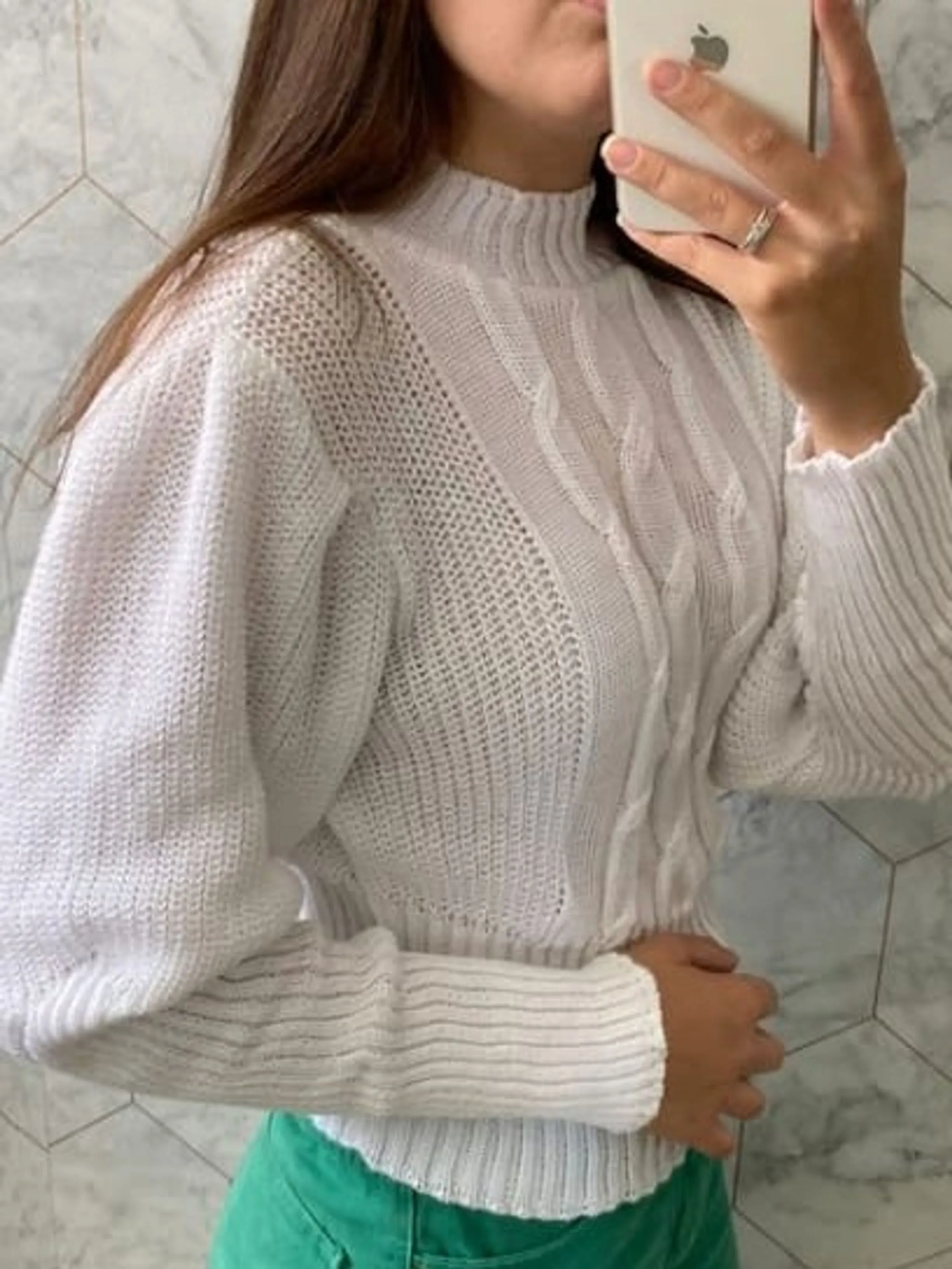 Blusa Tricô Três Tranças