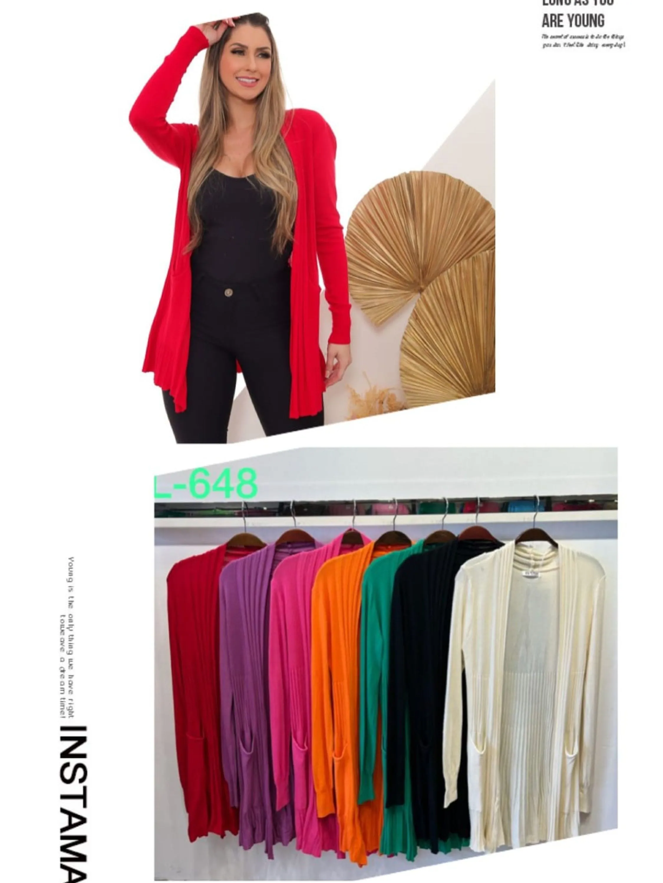 Cardigan importado L648