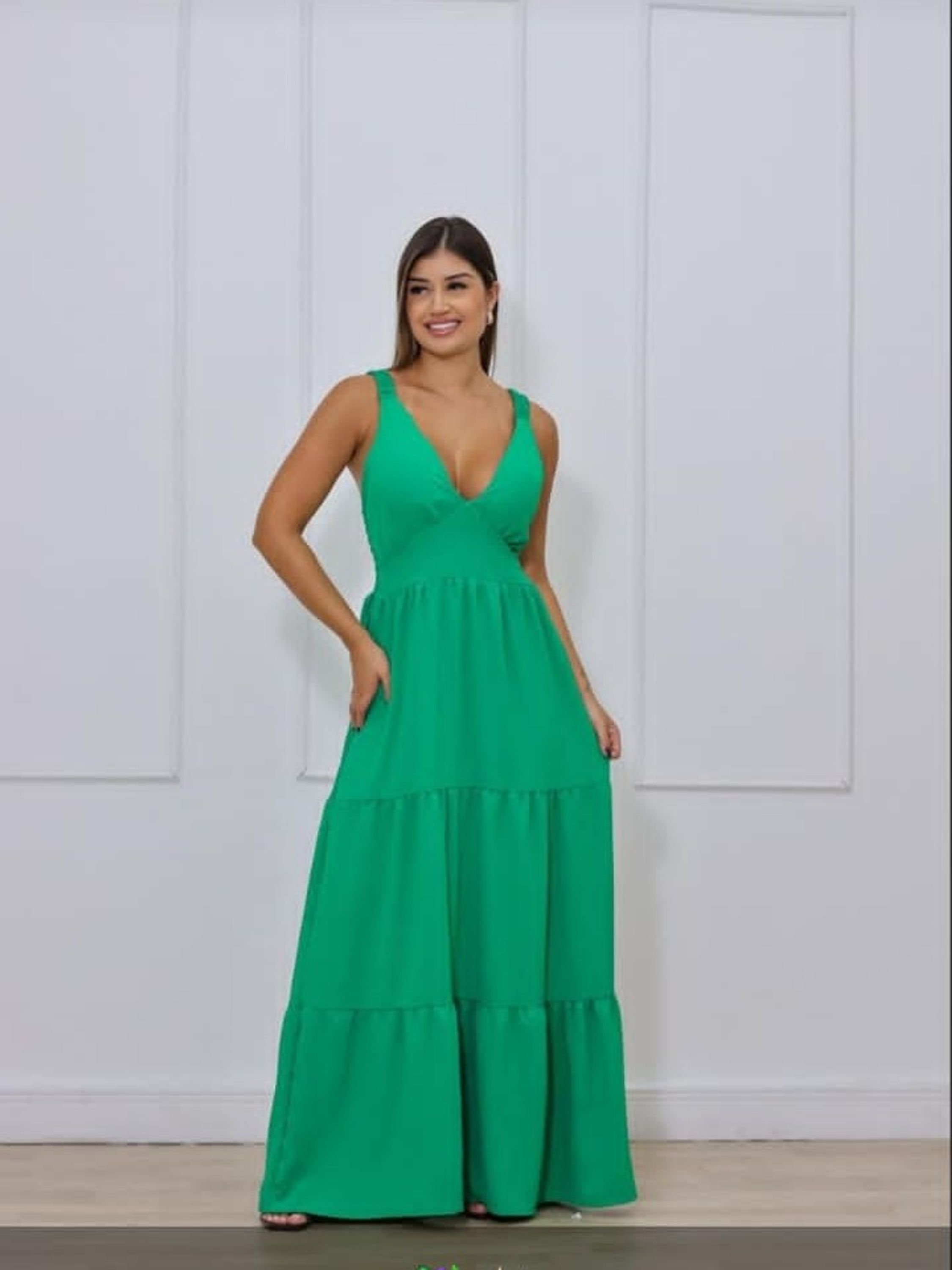 Vestido Alça Látex