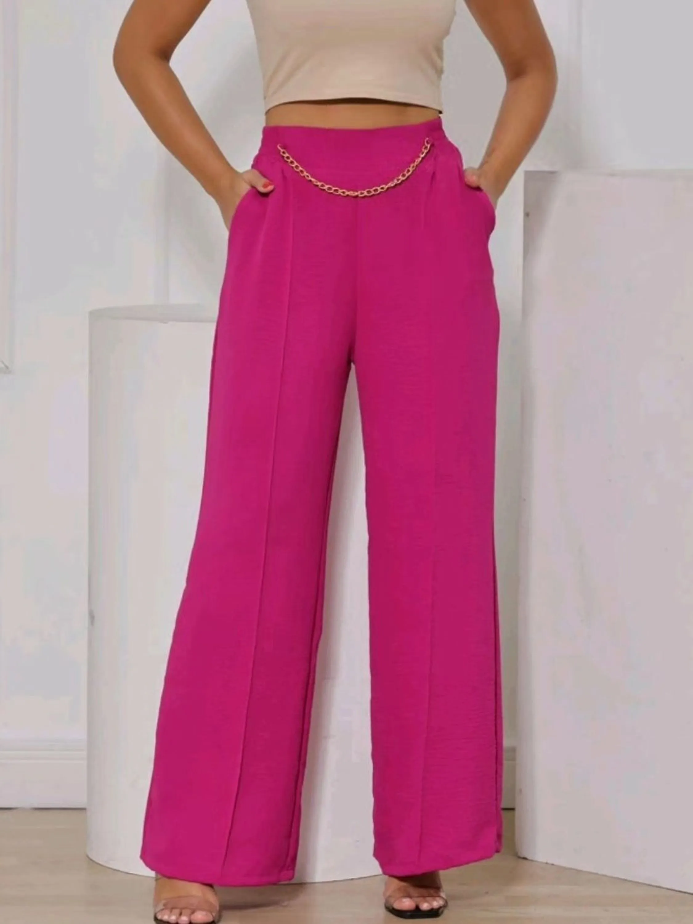 Calça Pantalona Corrente