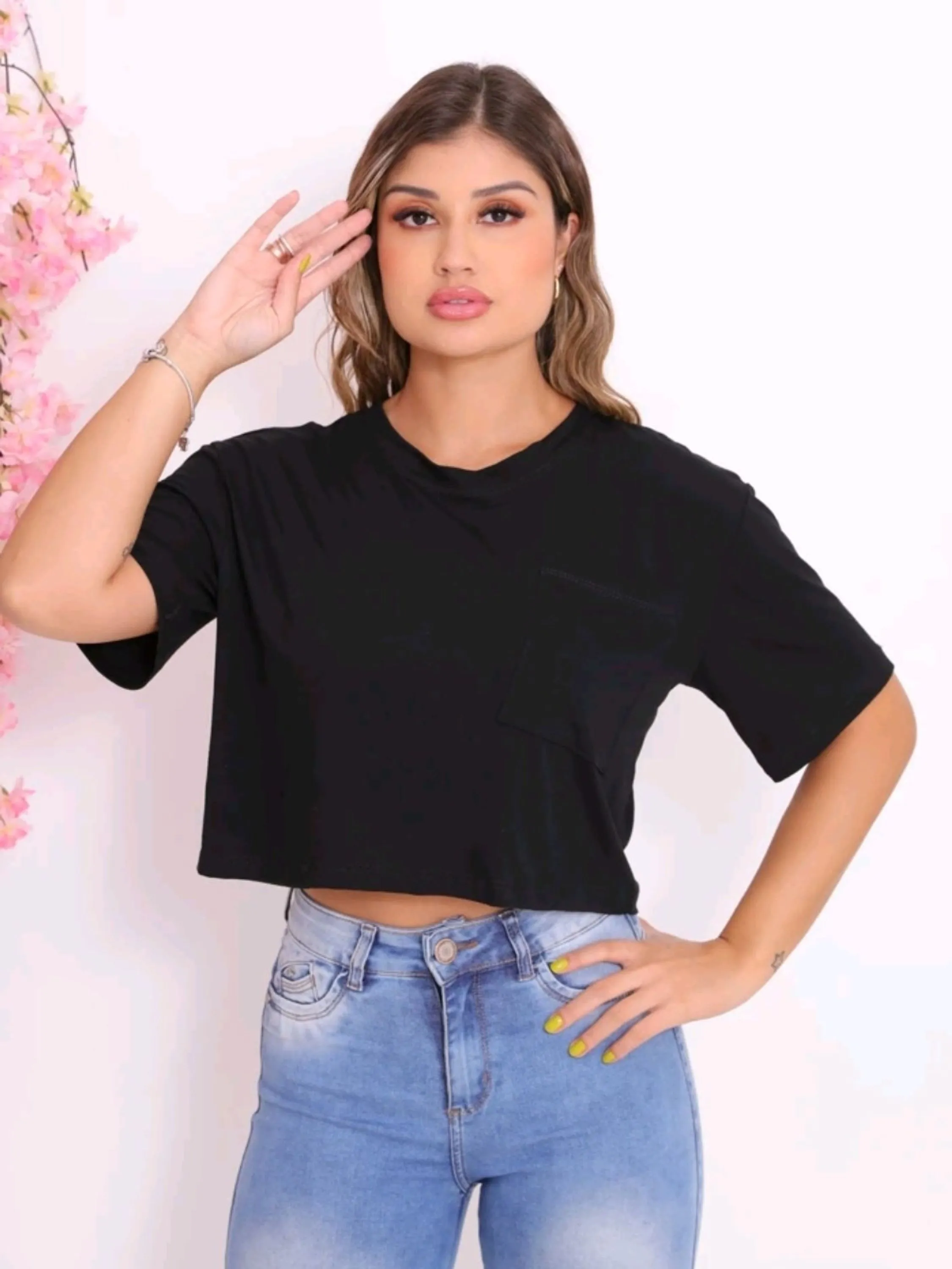 Promoção CROPPED com bolso