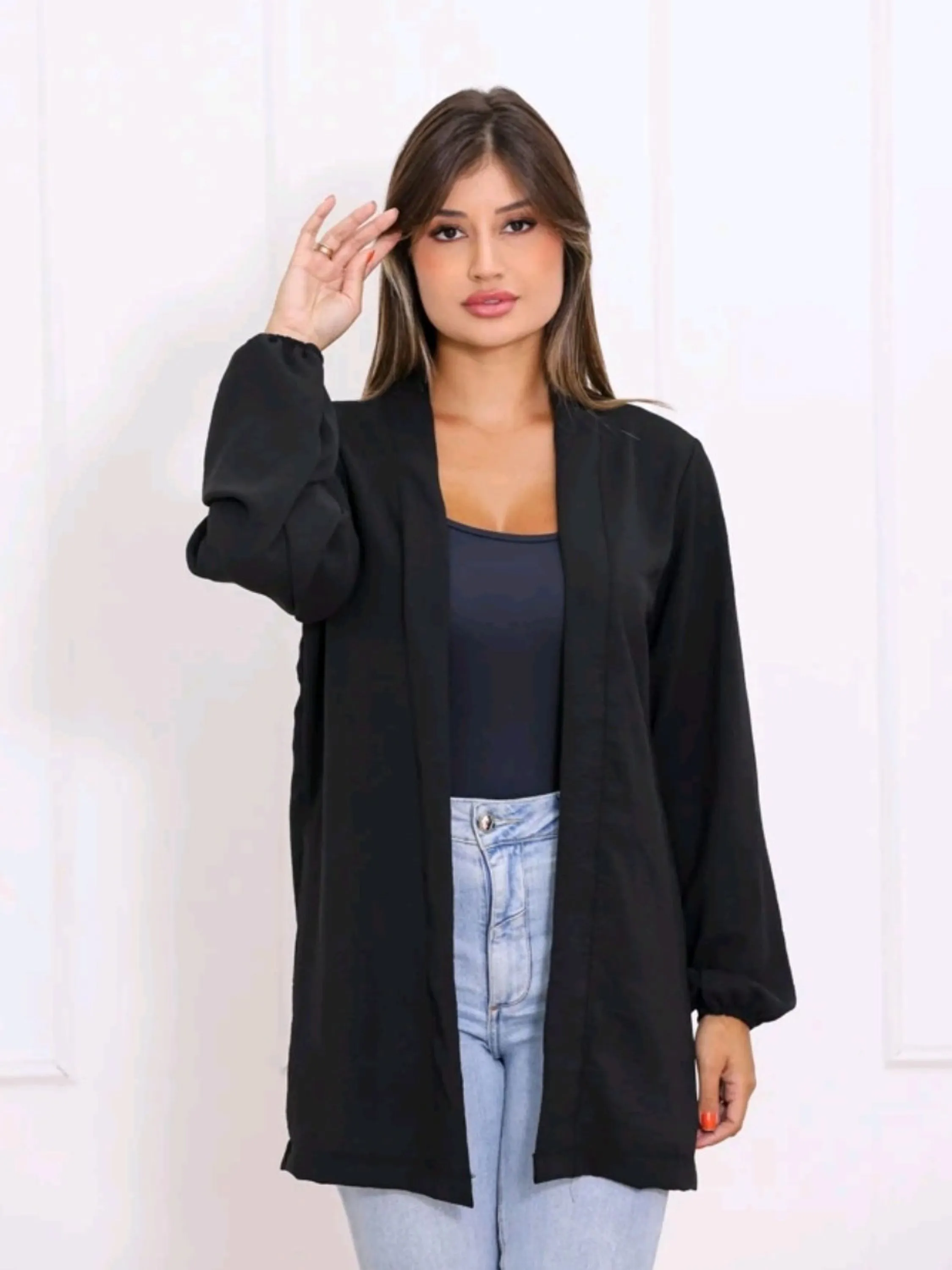 PROMOÇÃO CARDIGAN LISA TECIDO DUNA