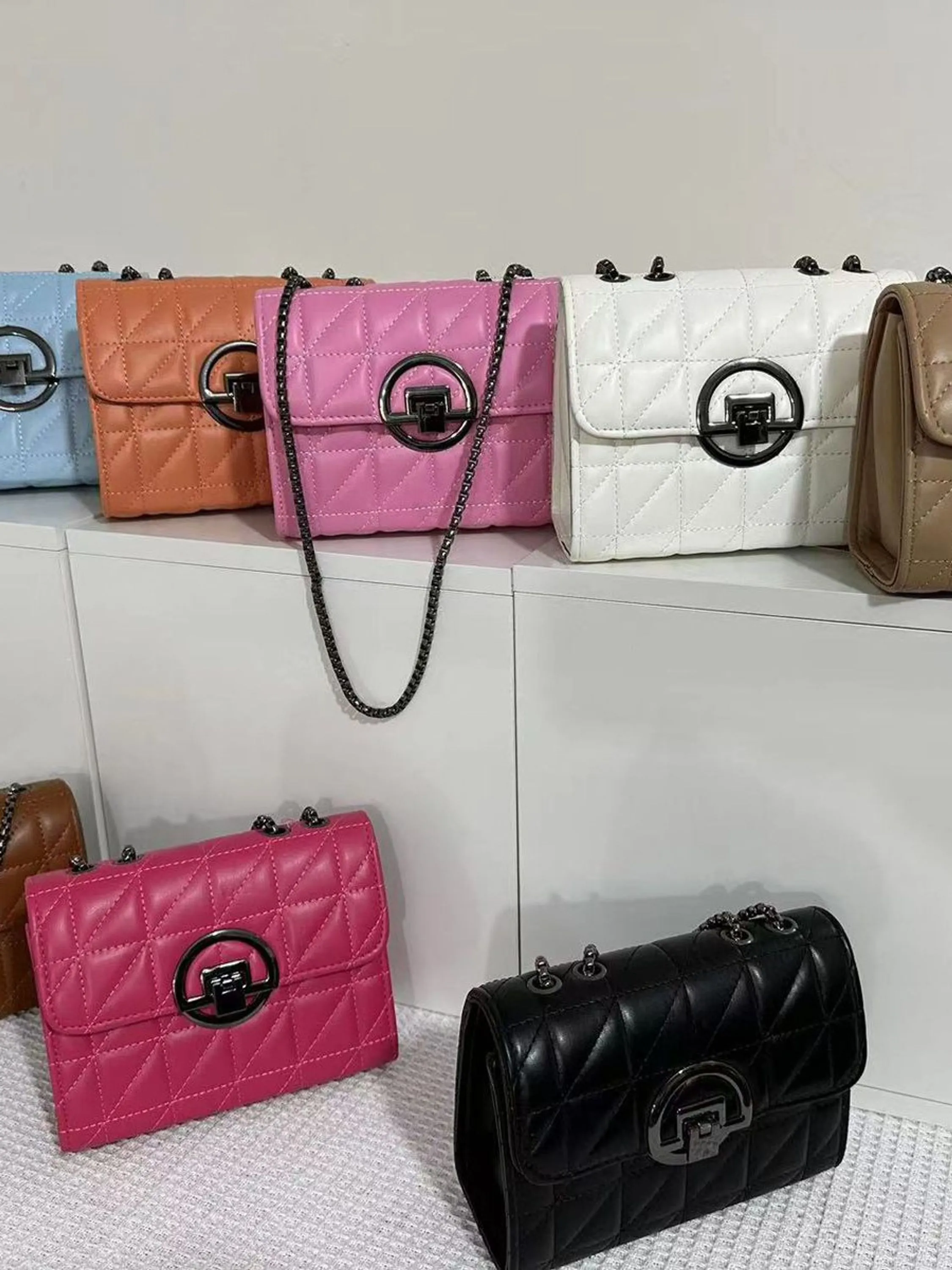 Bolsa Feminina alça corrente 6001