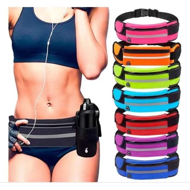 pochete esportiva corrida slim impermeavel porta celular porta garrafa