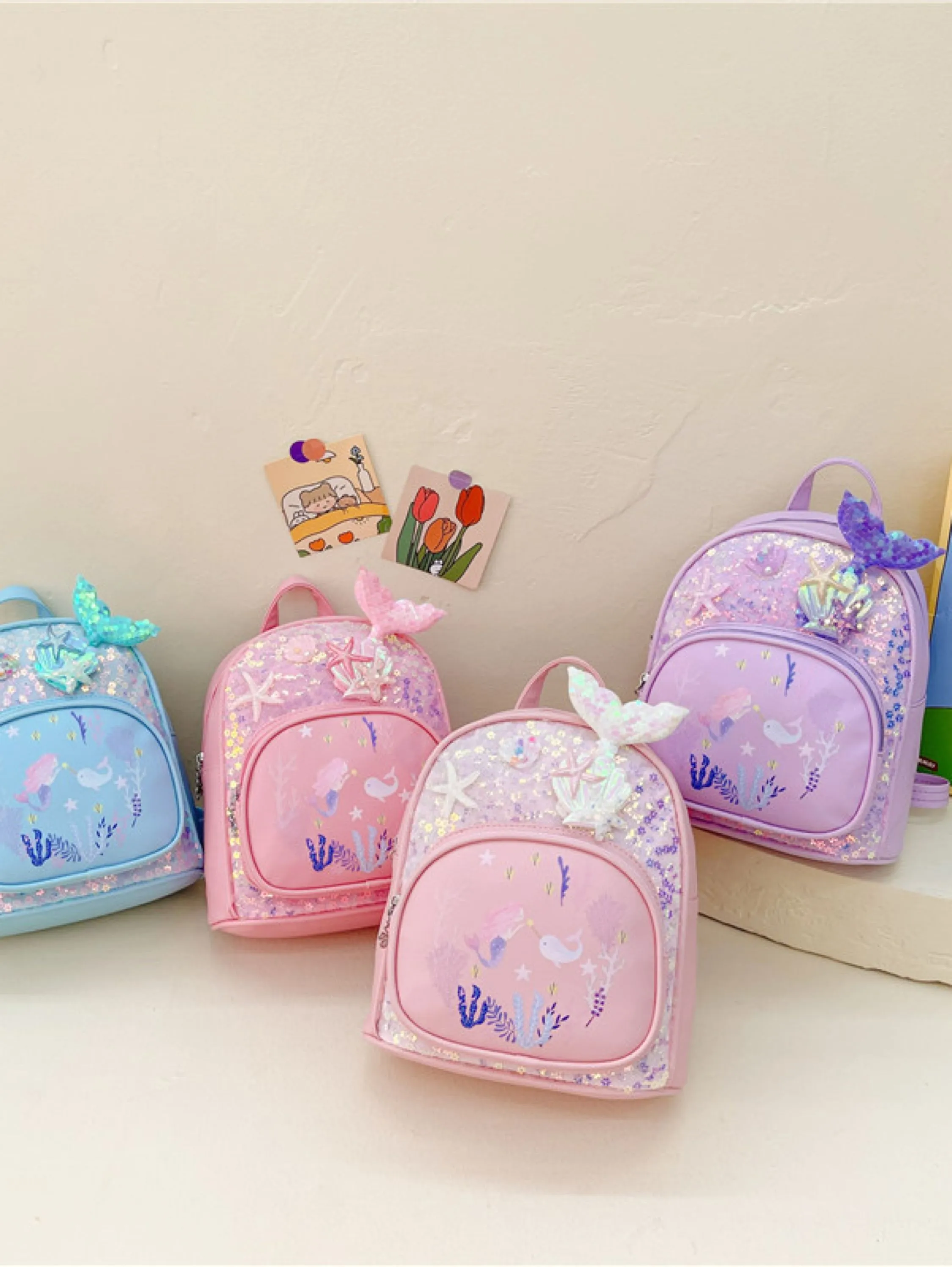 Mochila infantil criança miuto fofo