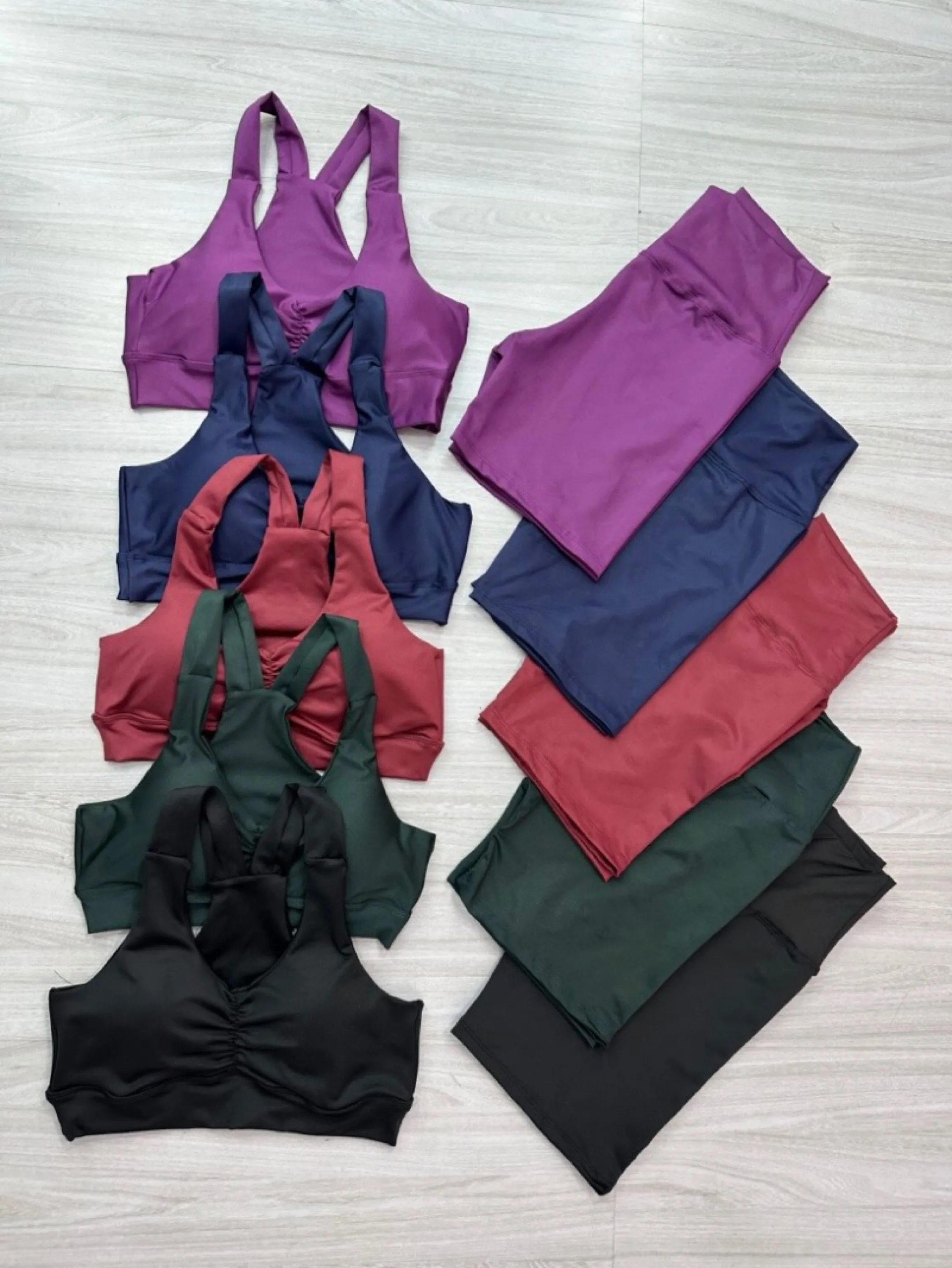 Conjunto feminino de academia premium fashion