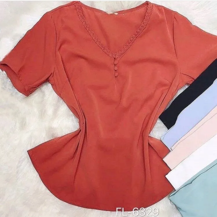 Blusa manga curta promocao flora 6329