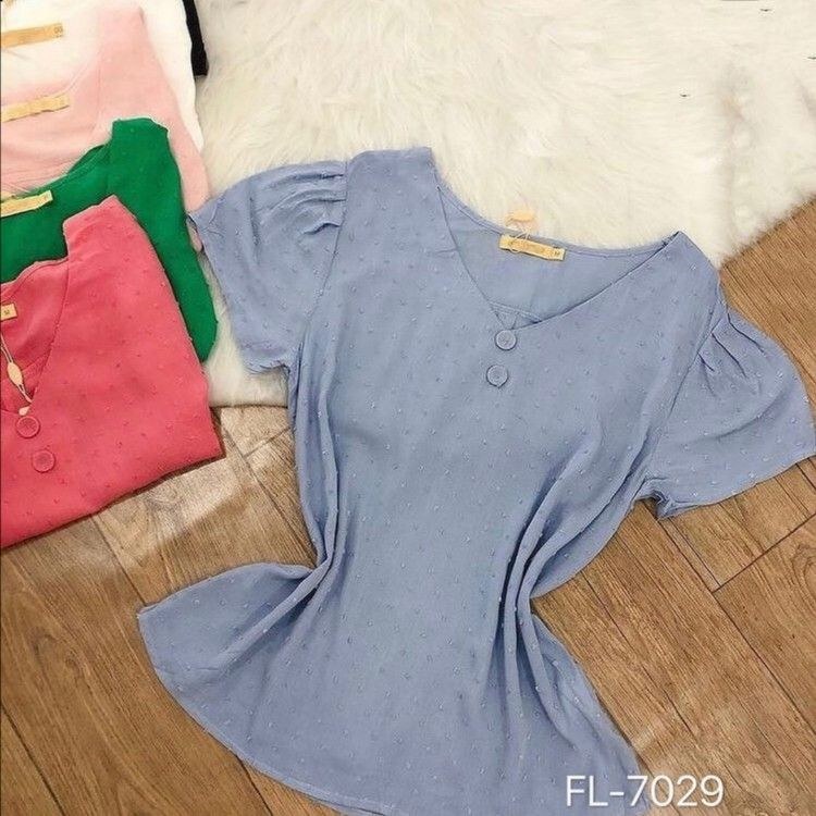 Blusa manga curta promoção Flora 7029