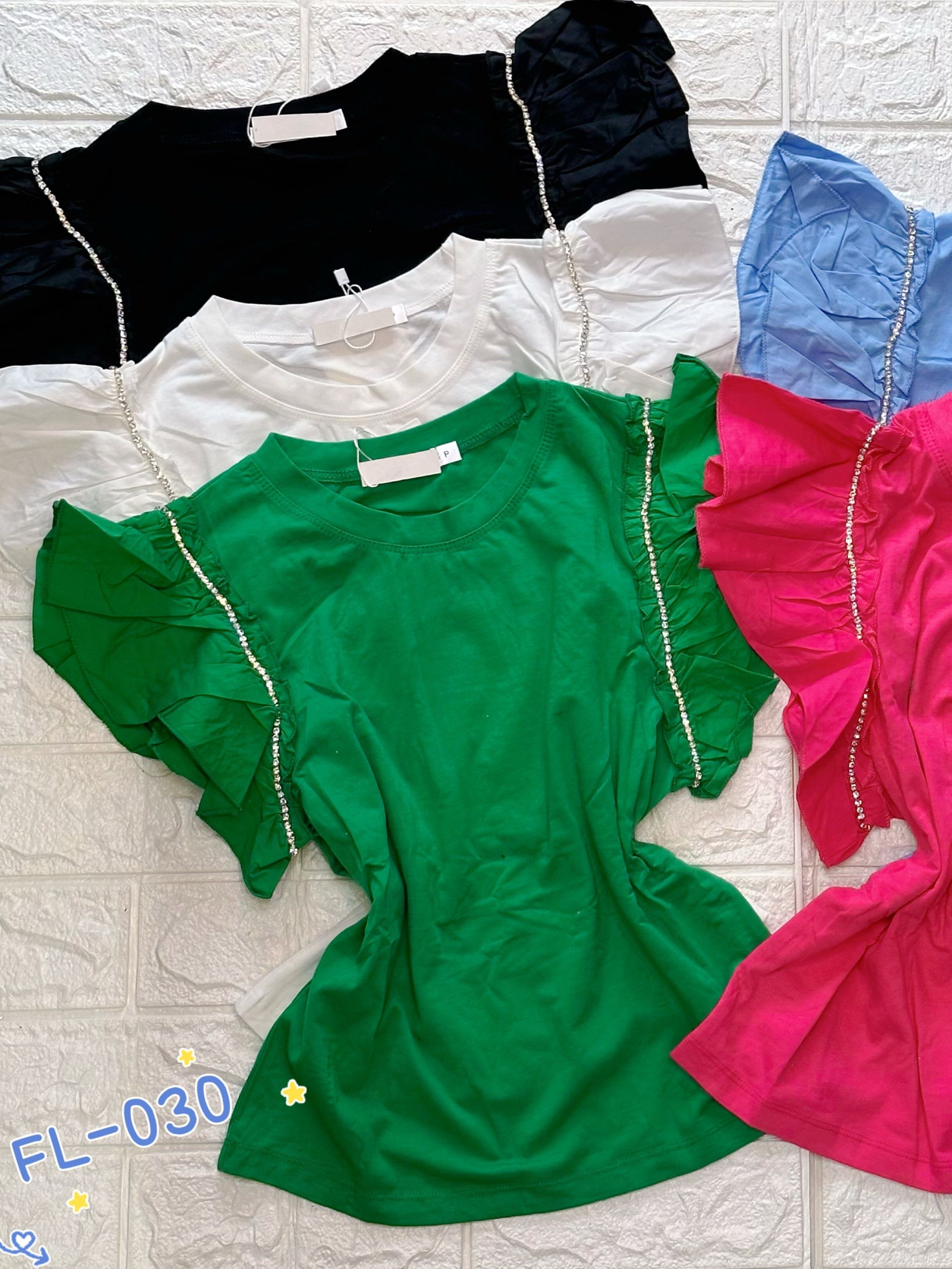 Blusa T-shirts de algodão importado 030