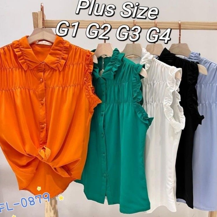 Blusa Plus Size de crepe importado 0879