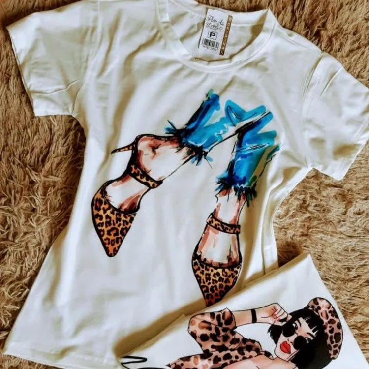 T-shirt malha trend soft