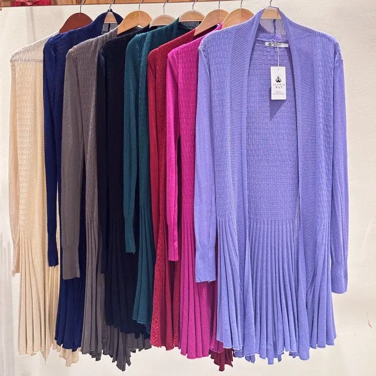 Casaco Cardigan de trico importado  Flora 202