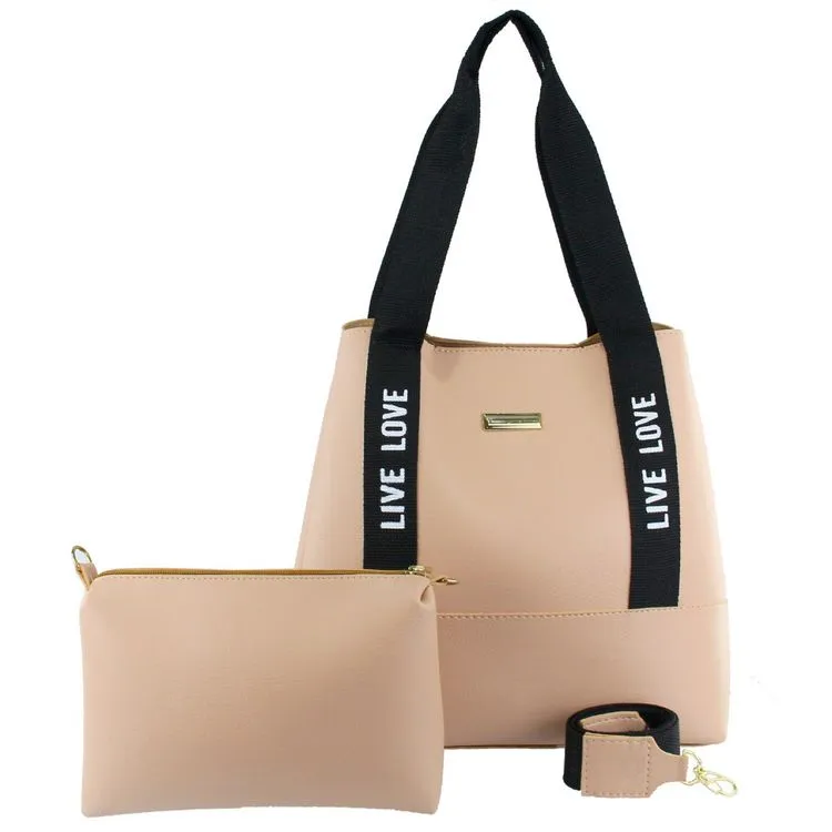 Bolsa Feminina Saco Kit Bolsa grande com Necessaire