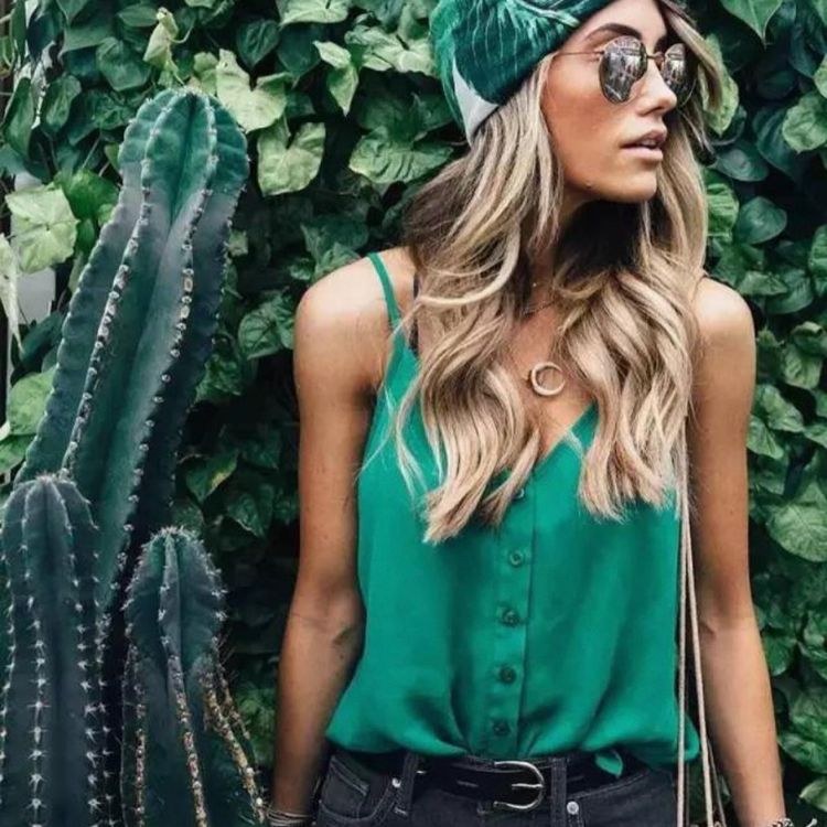 Regata seda com botão