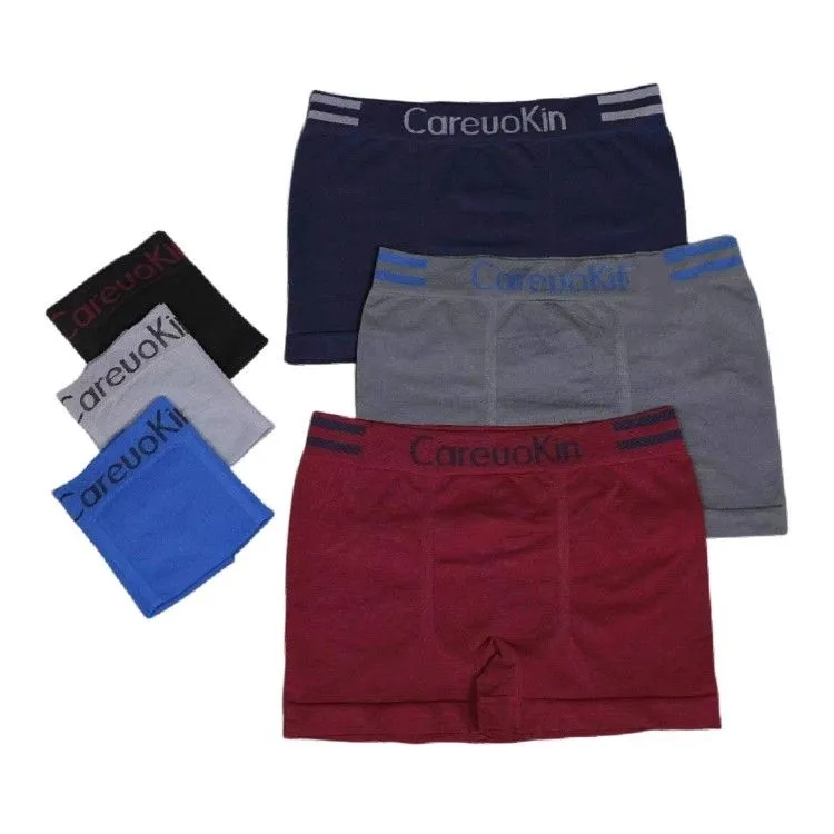 Cueca Boxer Masculino Microfibra KIT/COM 12PECAS Adulto Coecas Adulto