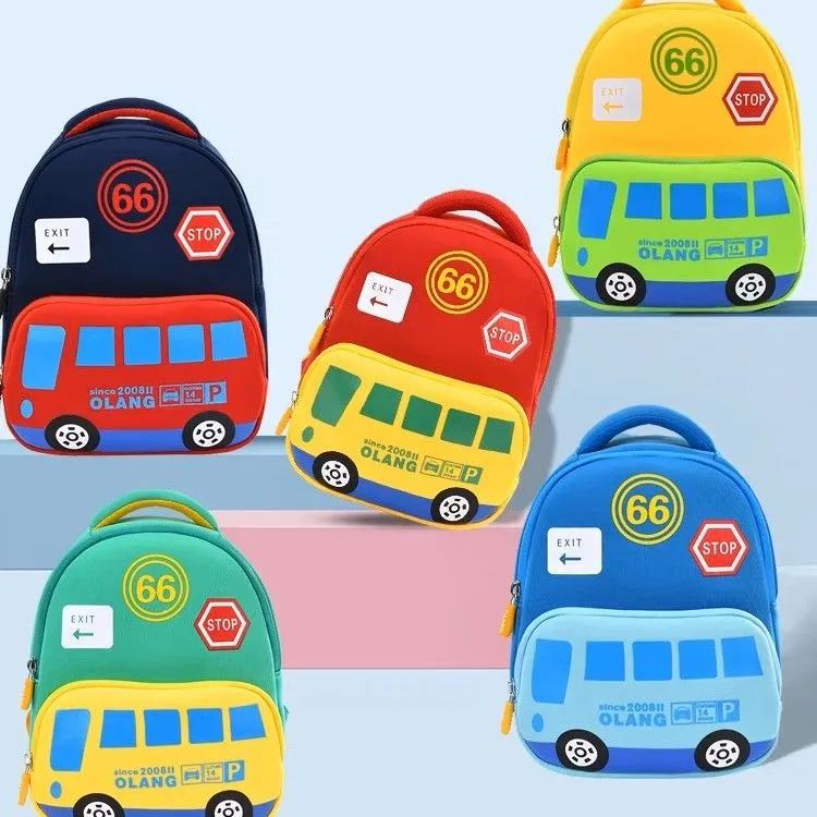 mochila infantil onibus