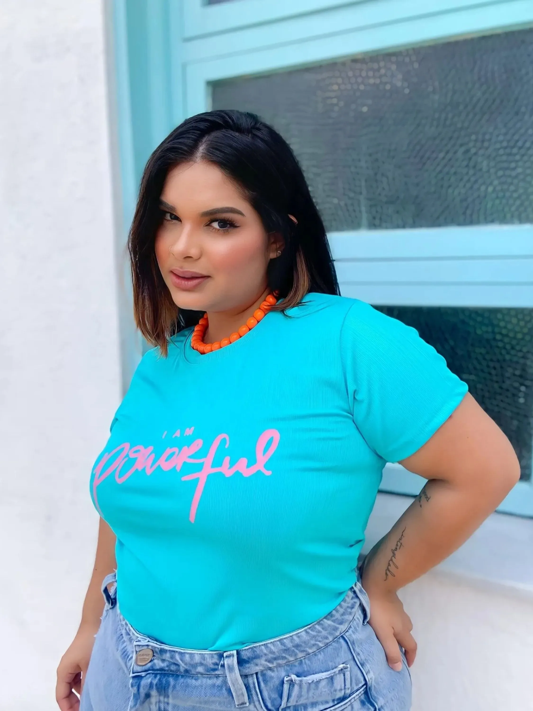 Tshirt Plus Size Powerful