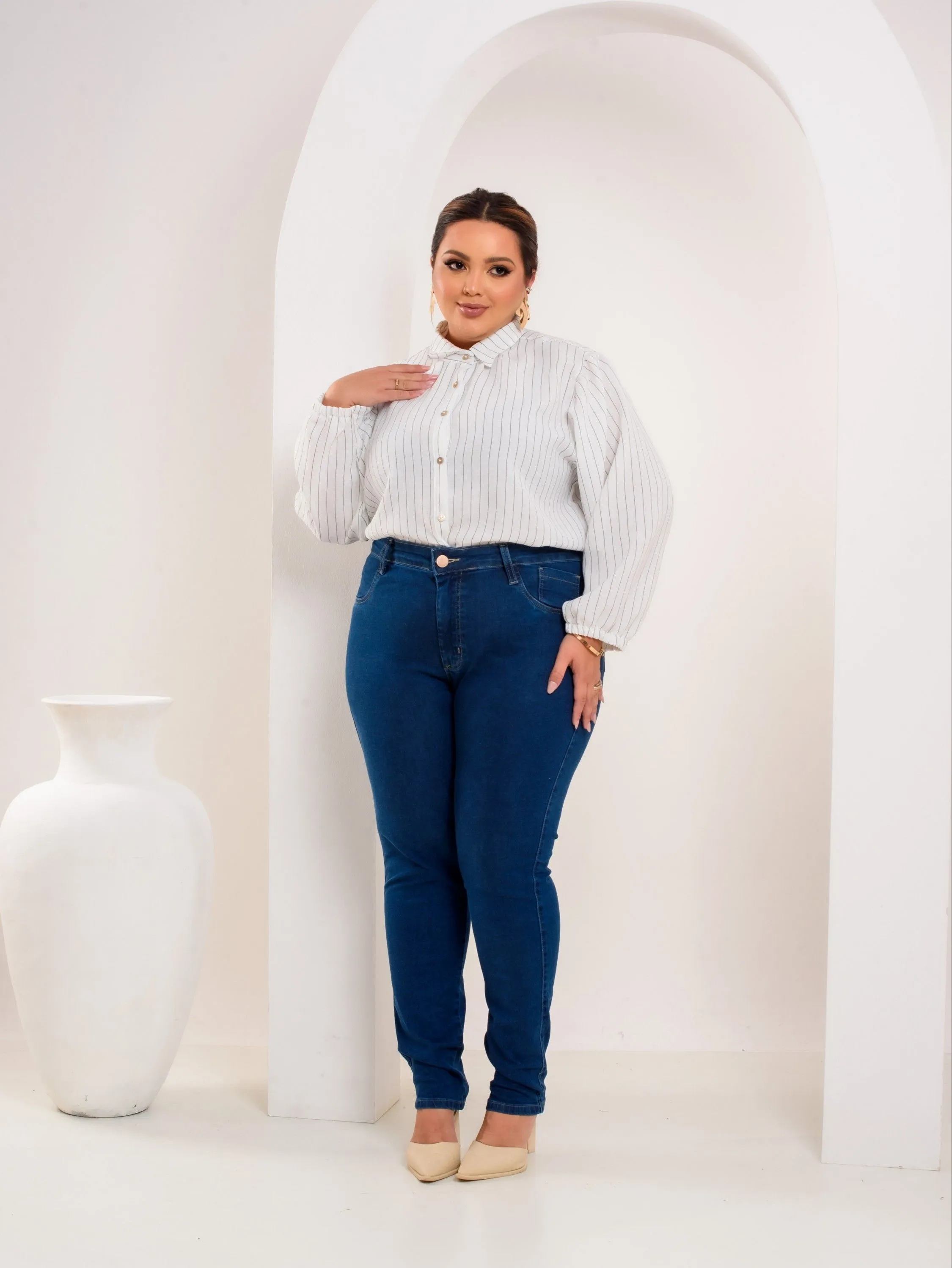 Calça Jeans Plus Size TAM 44 AO 64 REF 2150