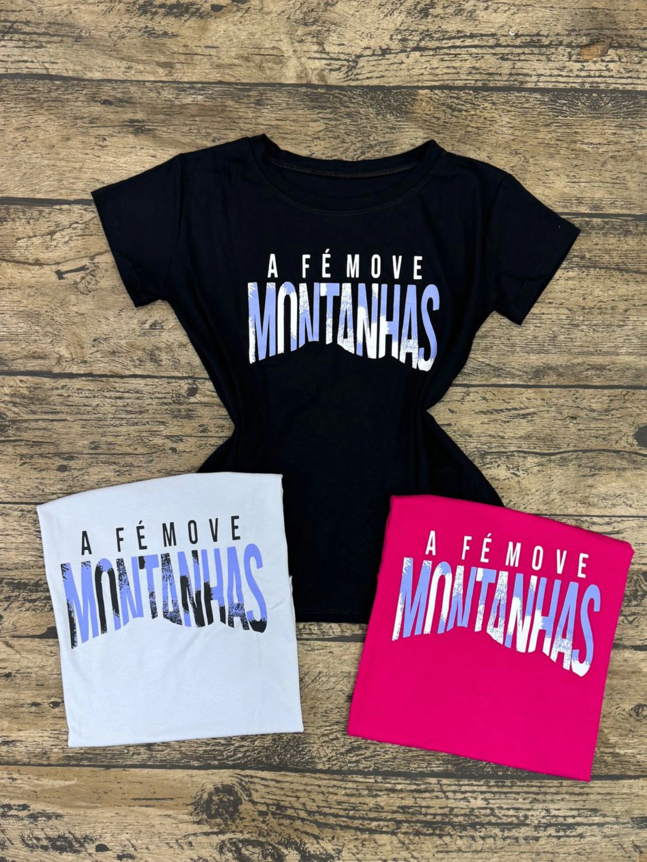 Blusa t shirt frase evangelica