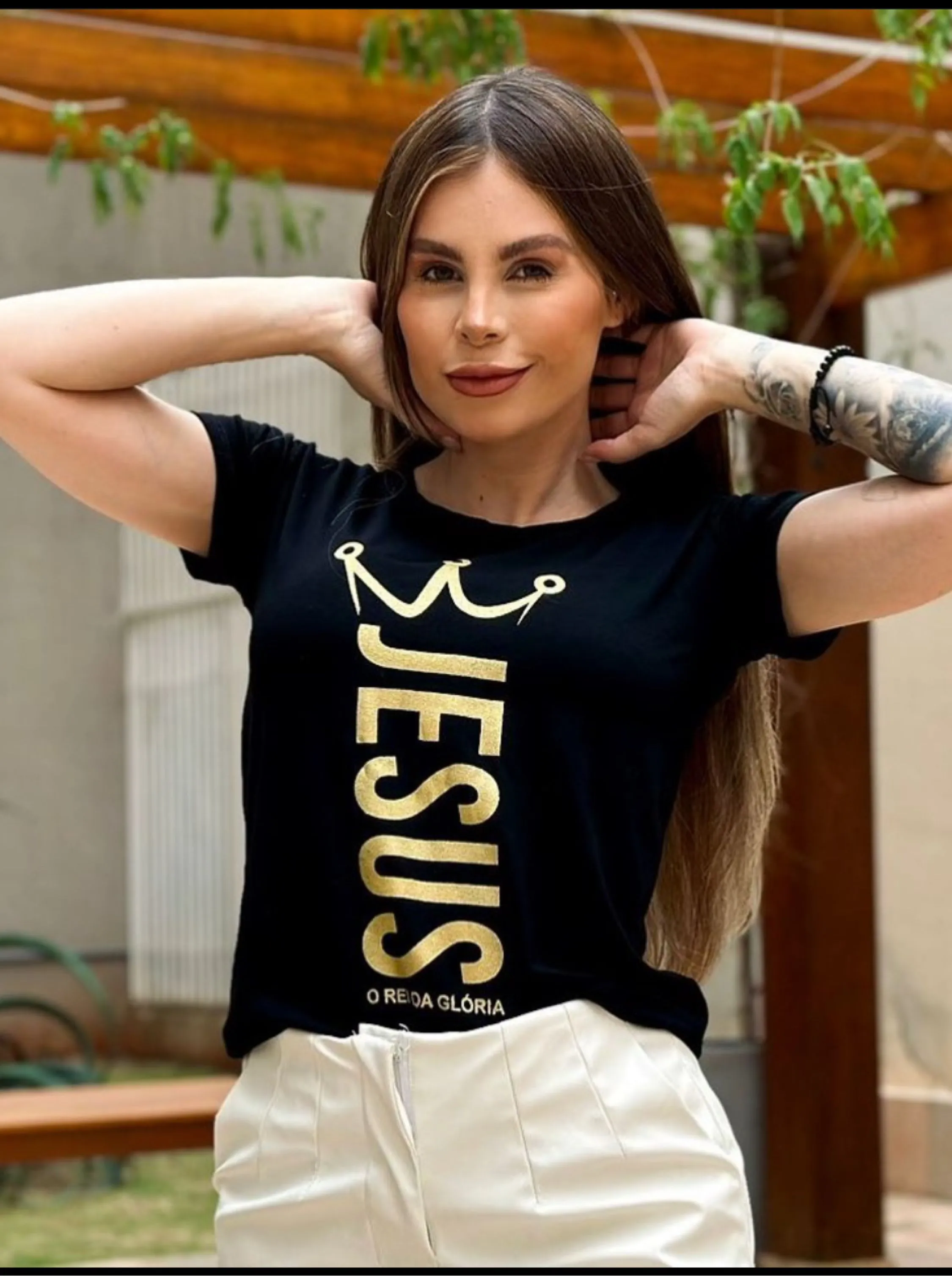 Blusa t shirt evangélica Jesus