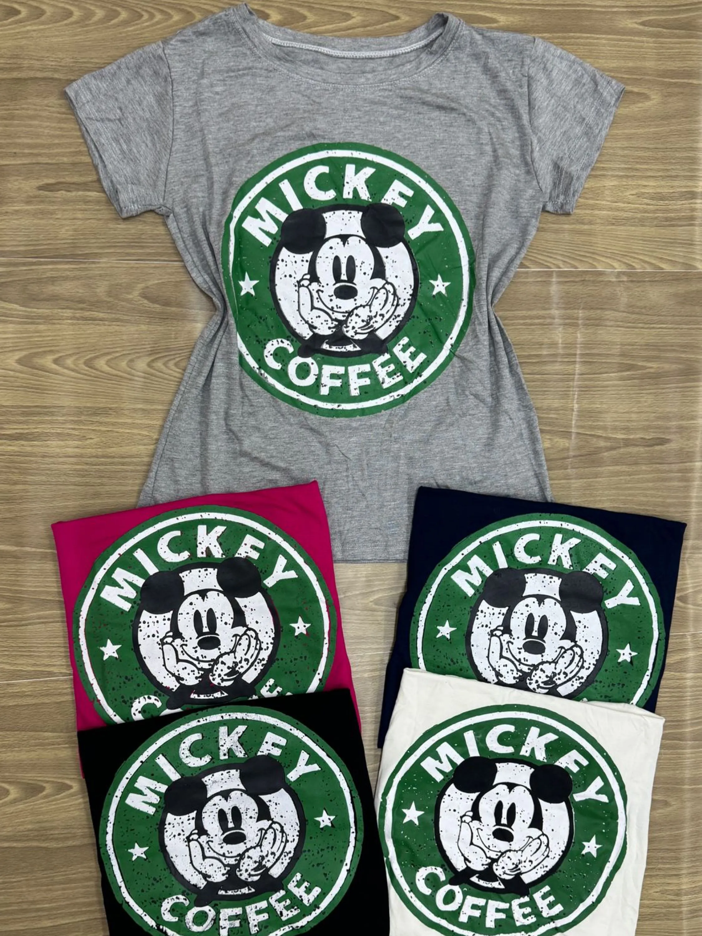 T shirt mickey coffe