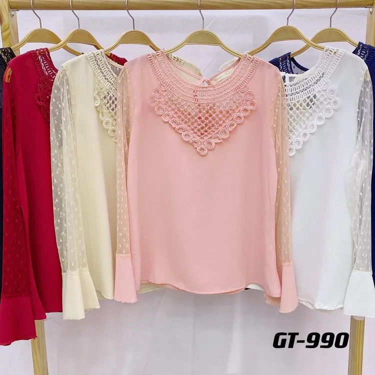 Blusa  manga longa #990 Golden Tulip