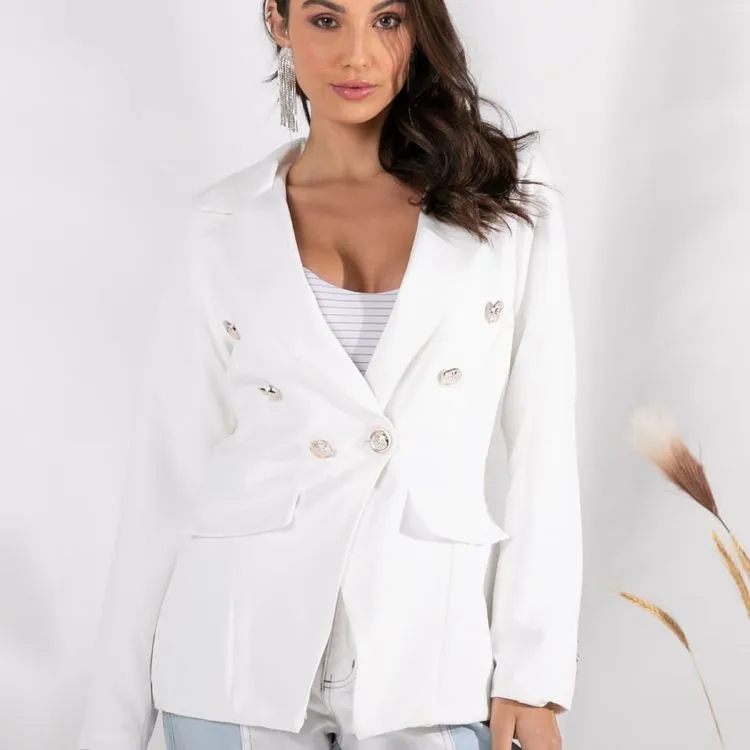 BLAZER ALFAIATARIA FEMININO YY2246-3