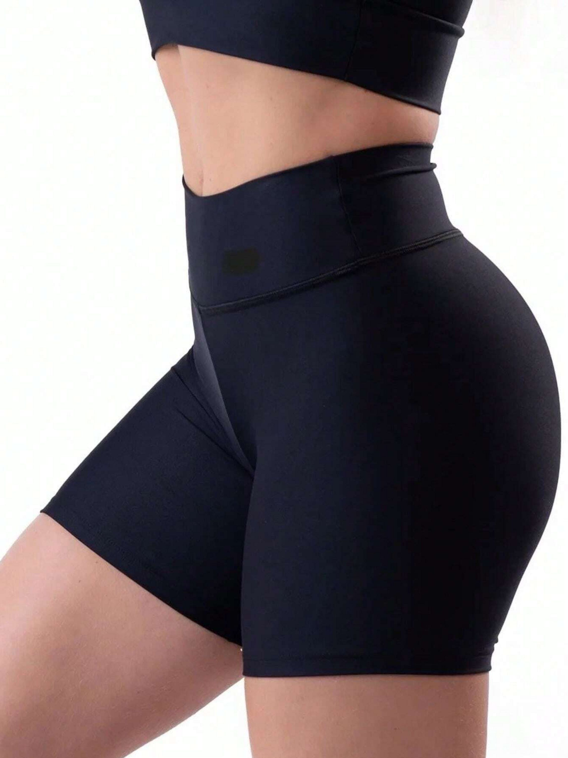 Short fit feminino empina bumbum tecido suplex Power de Alta qualidade empina bumbum