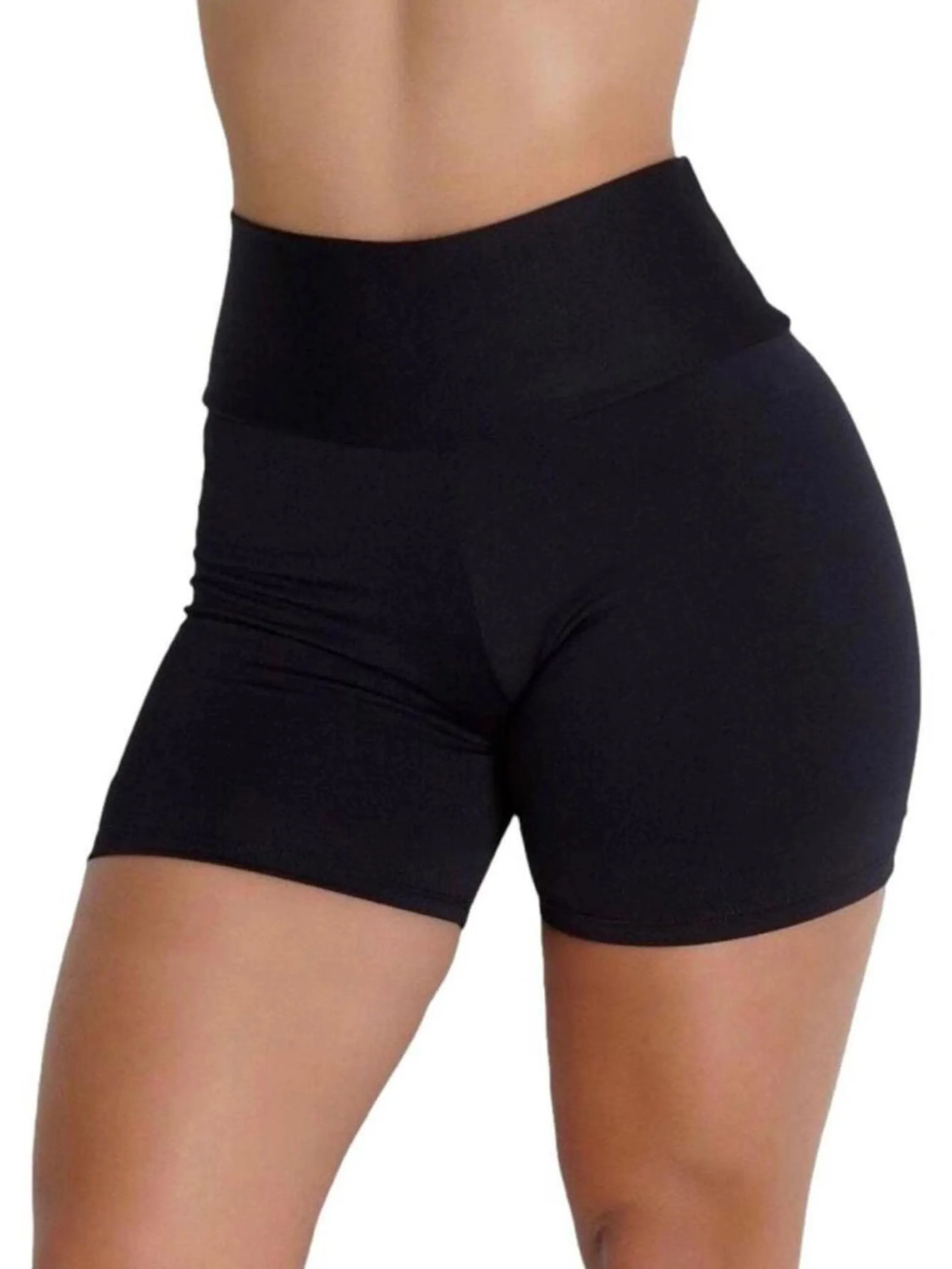 Short feminino fit empina bumbum tecido suplex Power de alta qualidade